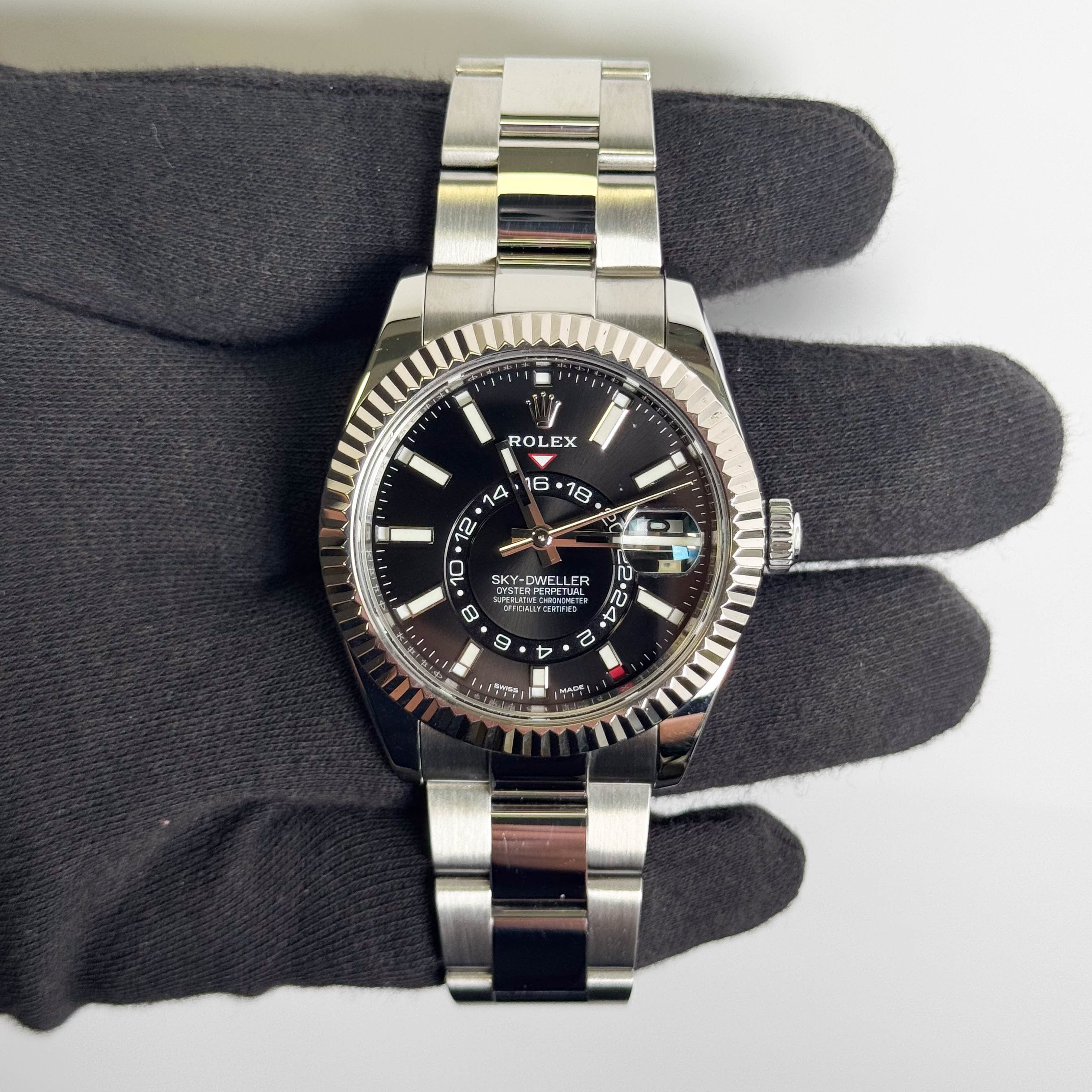 Rolex Sky-Dweller 42 mm Black Dial Watch Ref# 326934 - Image 2