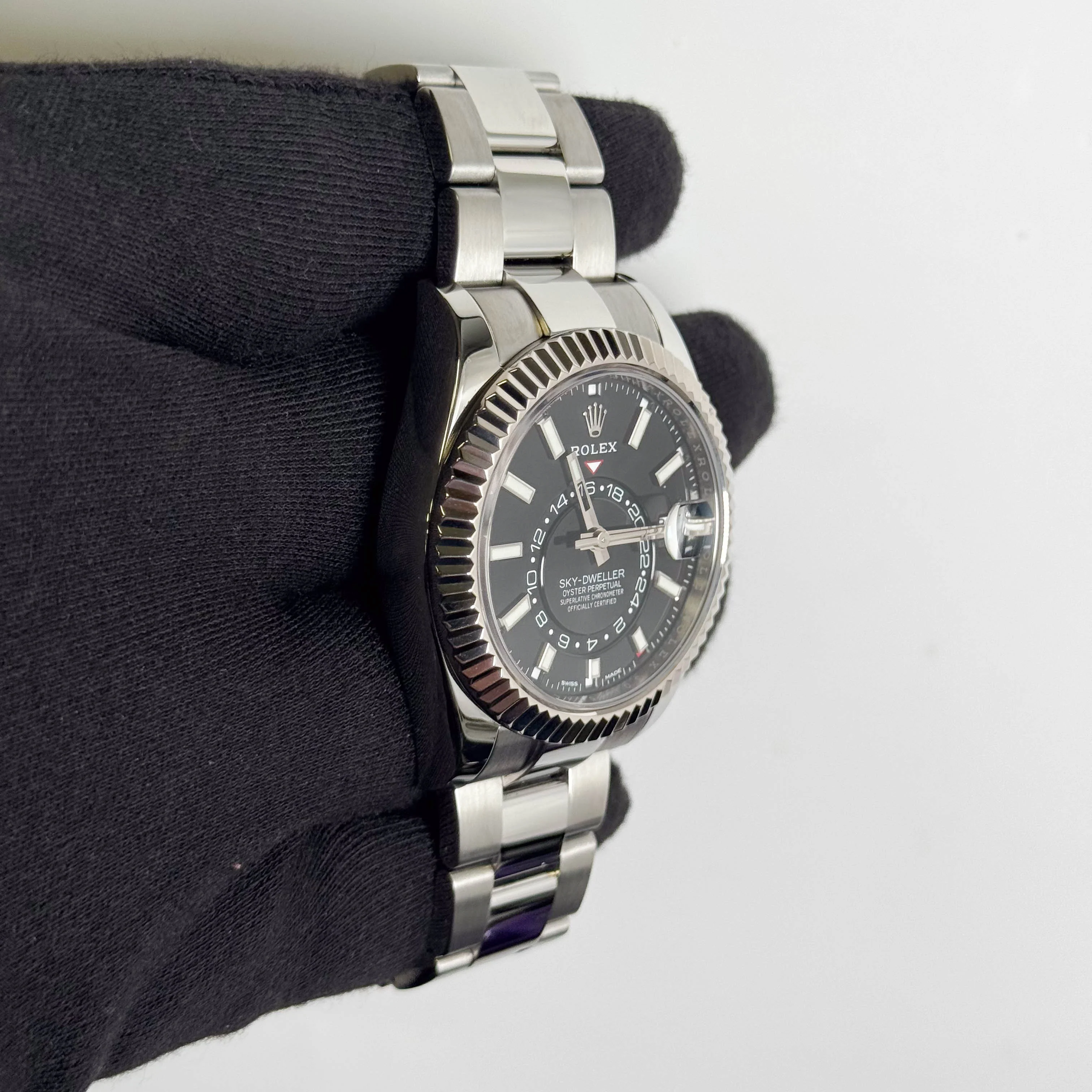 Rolex Sky-Dweller 42 mm Black Dial Watch Ref# 326934 - Image 3