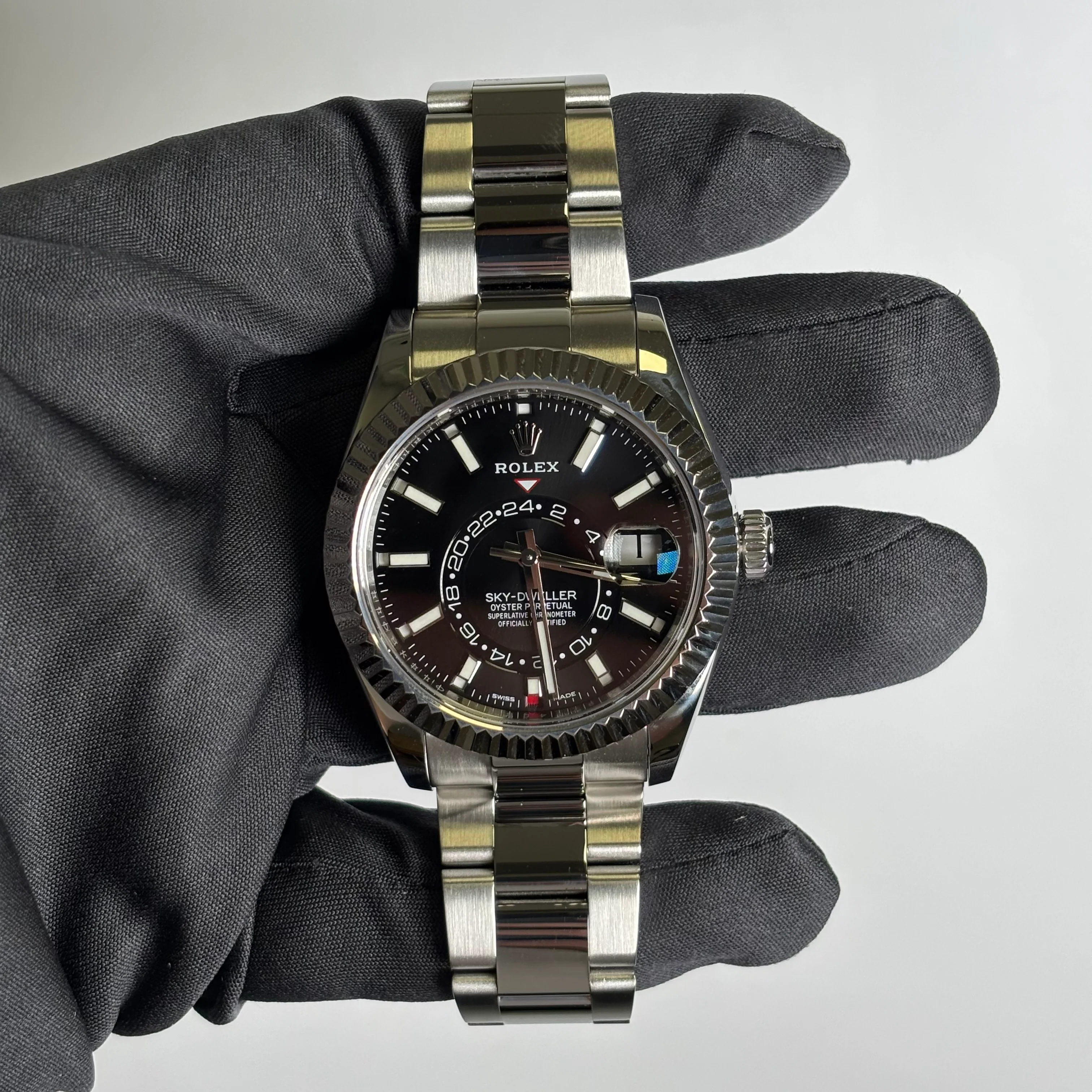 Rolex Sky-Dweller 42mm Black Dial Watch Ref# 326934 - Image 2