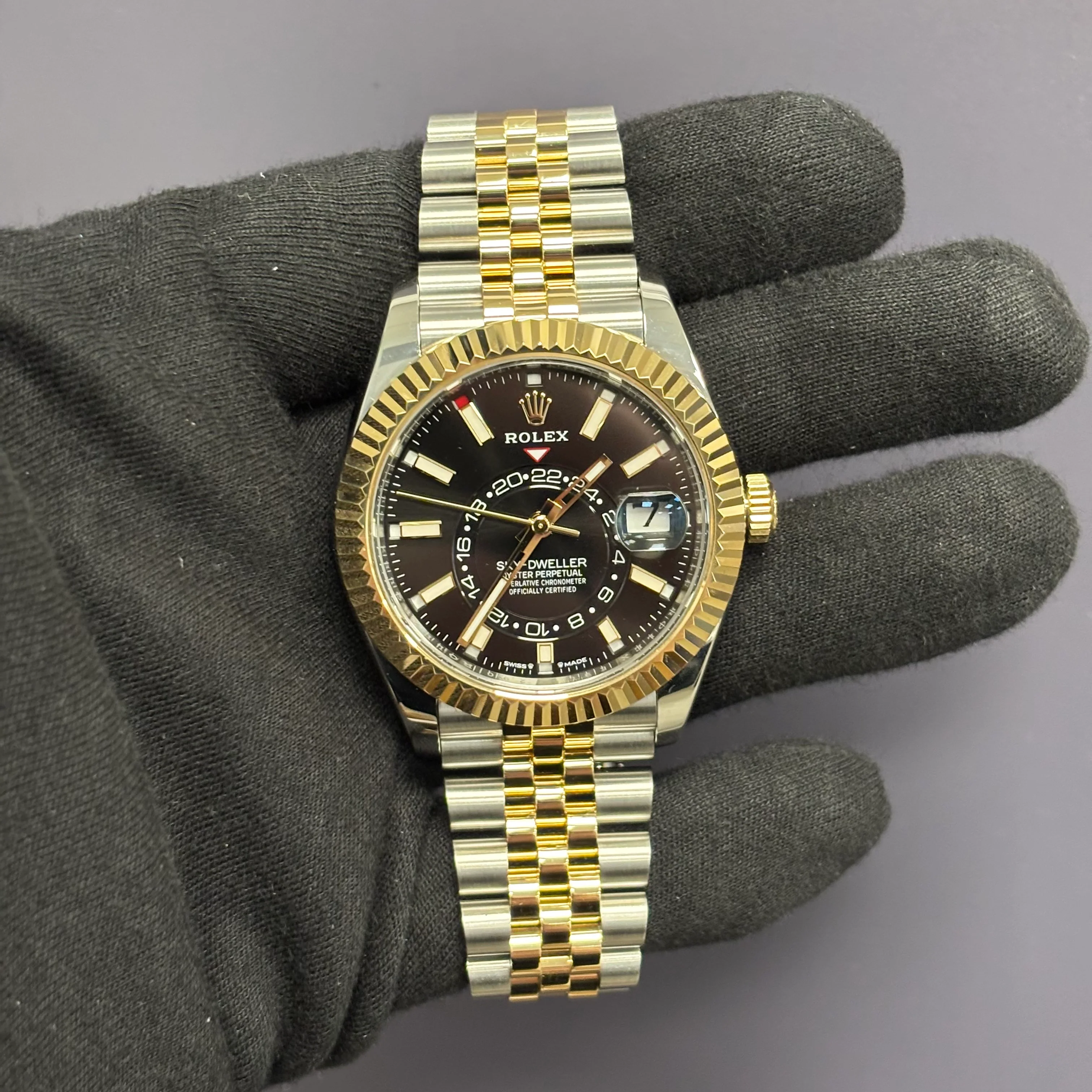 Rolex Sky-Dweller 42mm Black Dial Watch Ref# 336933 - Image 2