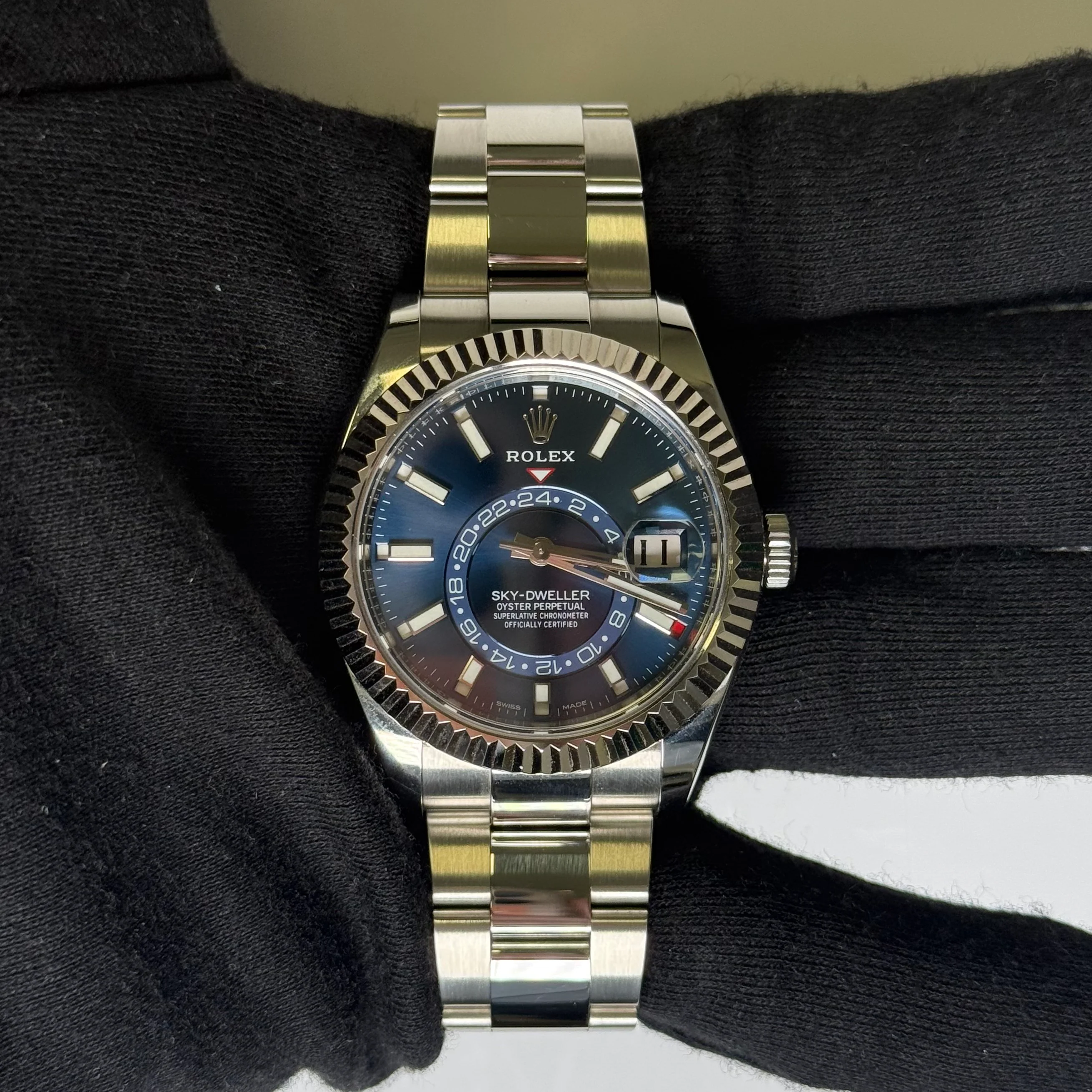 Rolex Sky-Dweller 42mm Blue Dial Watch Ref# 326934 - Image 2