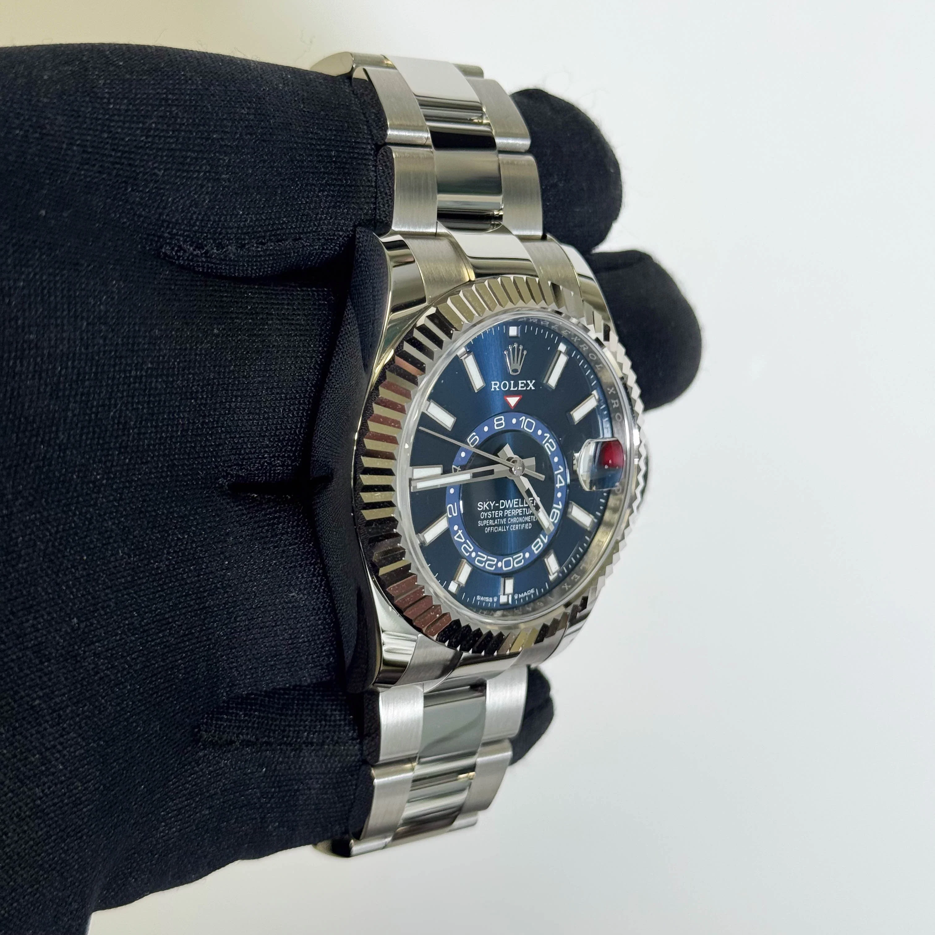 Rolex Sky-Dweller 42mm Blue Dial Watch Ref# 336934 - Image 3