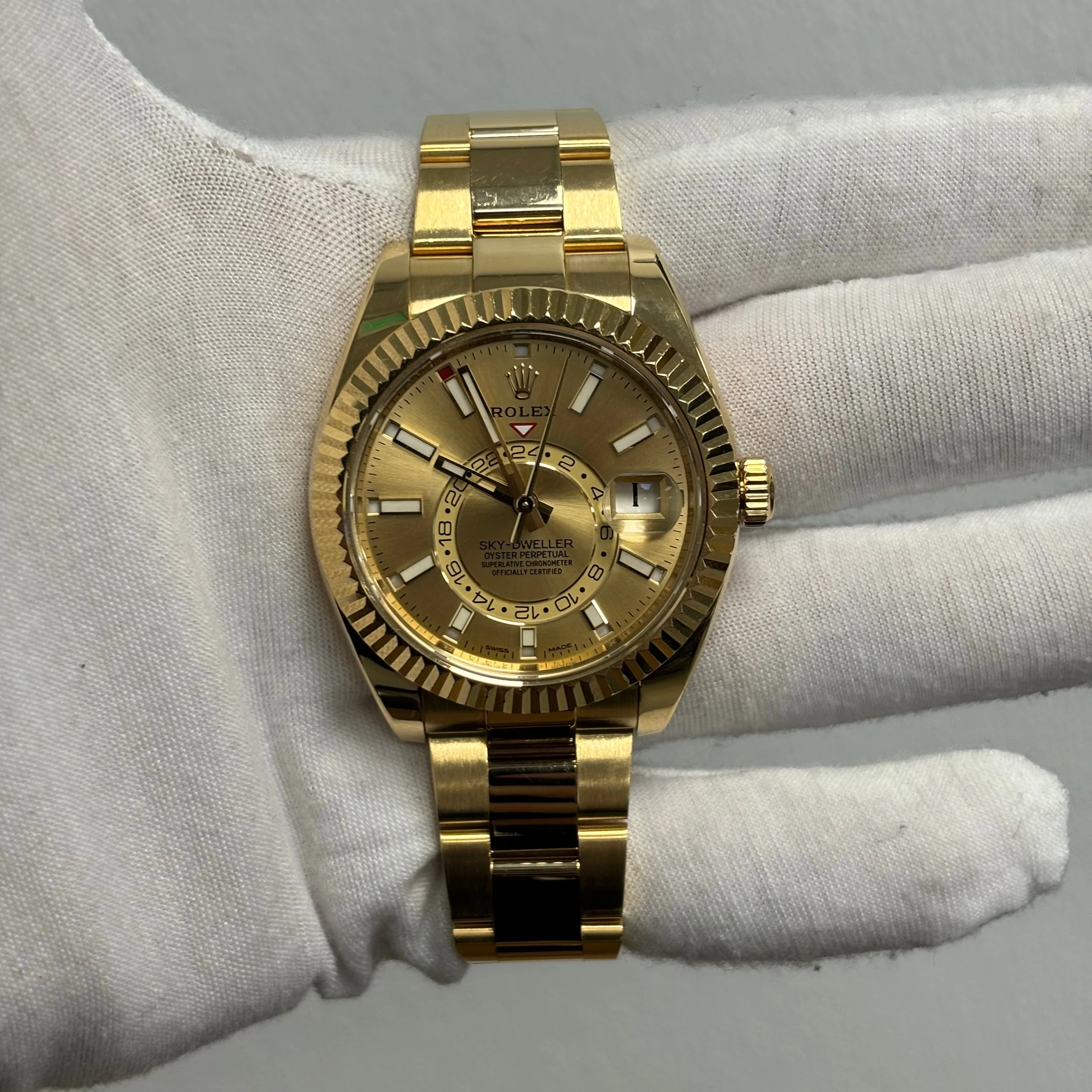 Rolex Sky-Dweller 42mm Champagne Dial# 326938 - Image 2