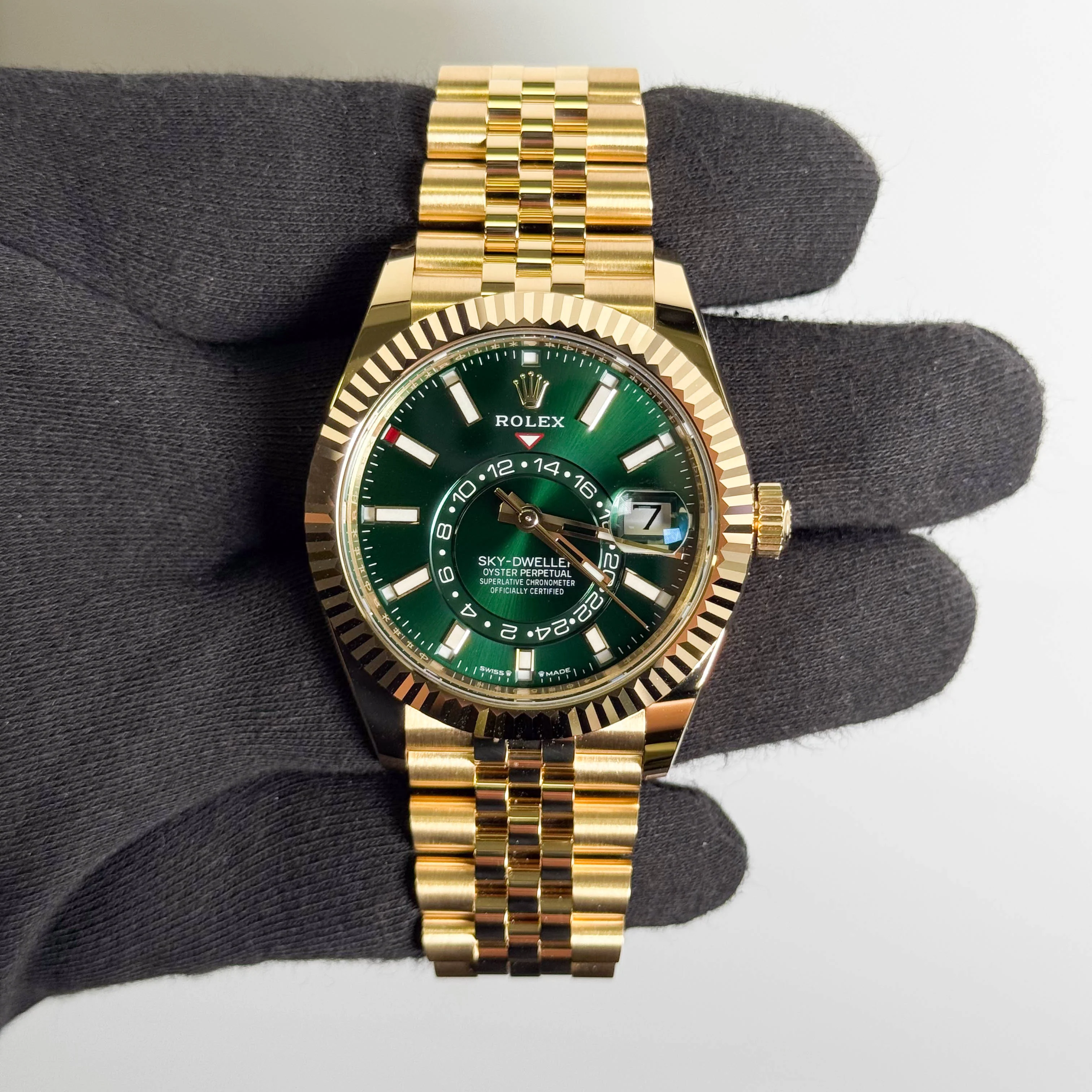 Rolex Sky-Dweller 42mm Green Dial Watch Ref# 336938 - Image 2