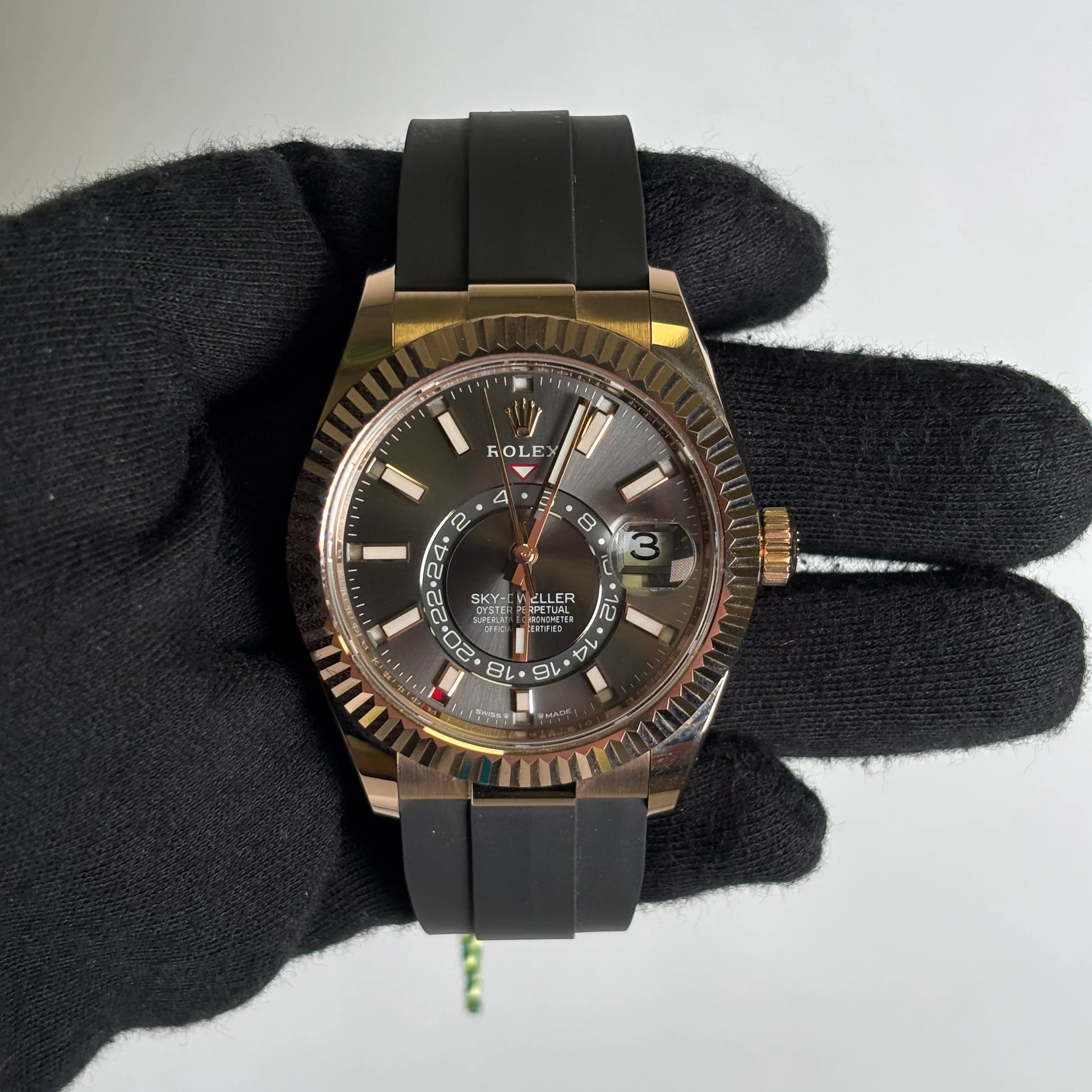 Rolex Sky-Dweller 42mm Rhodium Dial Watch Ref# 336235 - Image 2