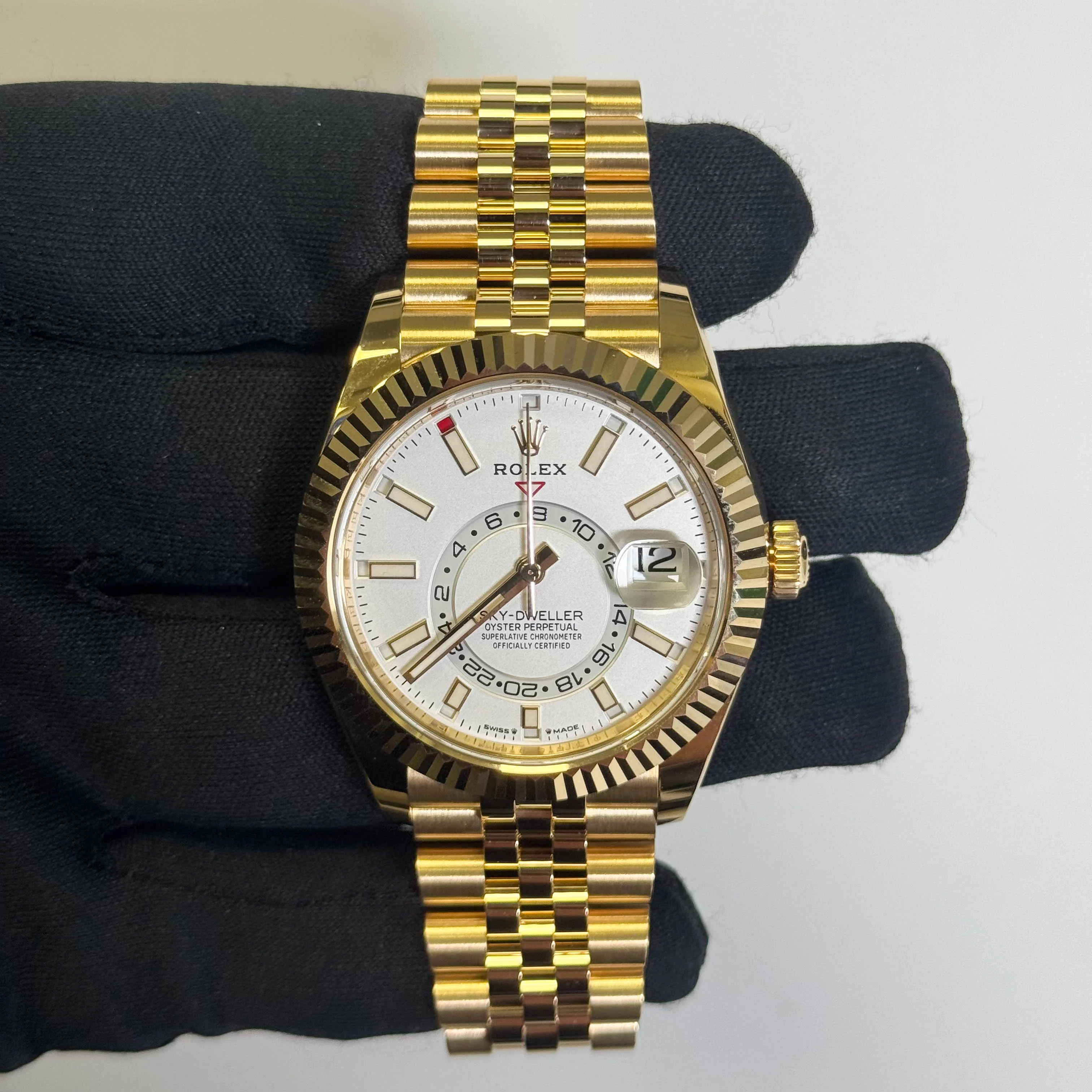 Rolex Sky-Dweller 42mm White Dial Watch Ref# 336938 - Image 2