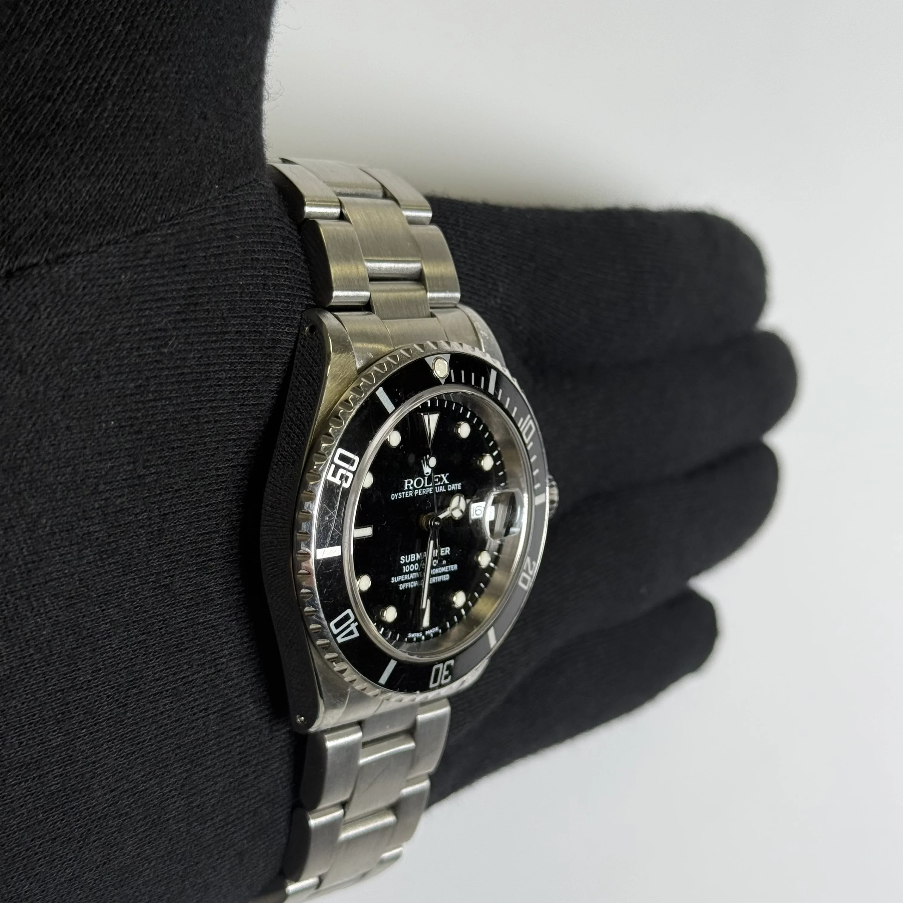 Rolex Submariner 40mm Black Dial Watch Ref# 16610 - Image 3