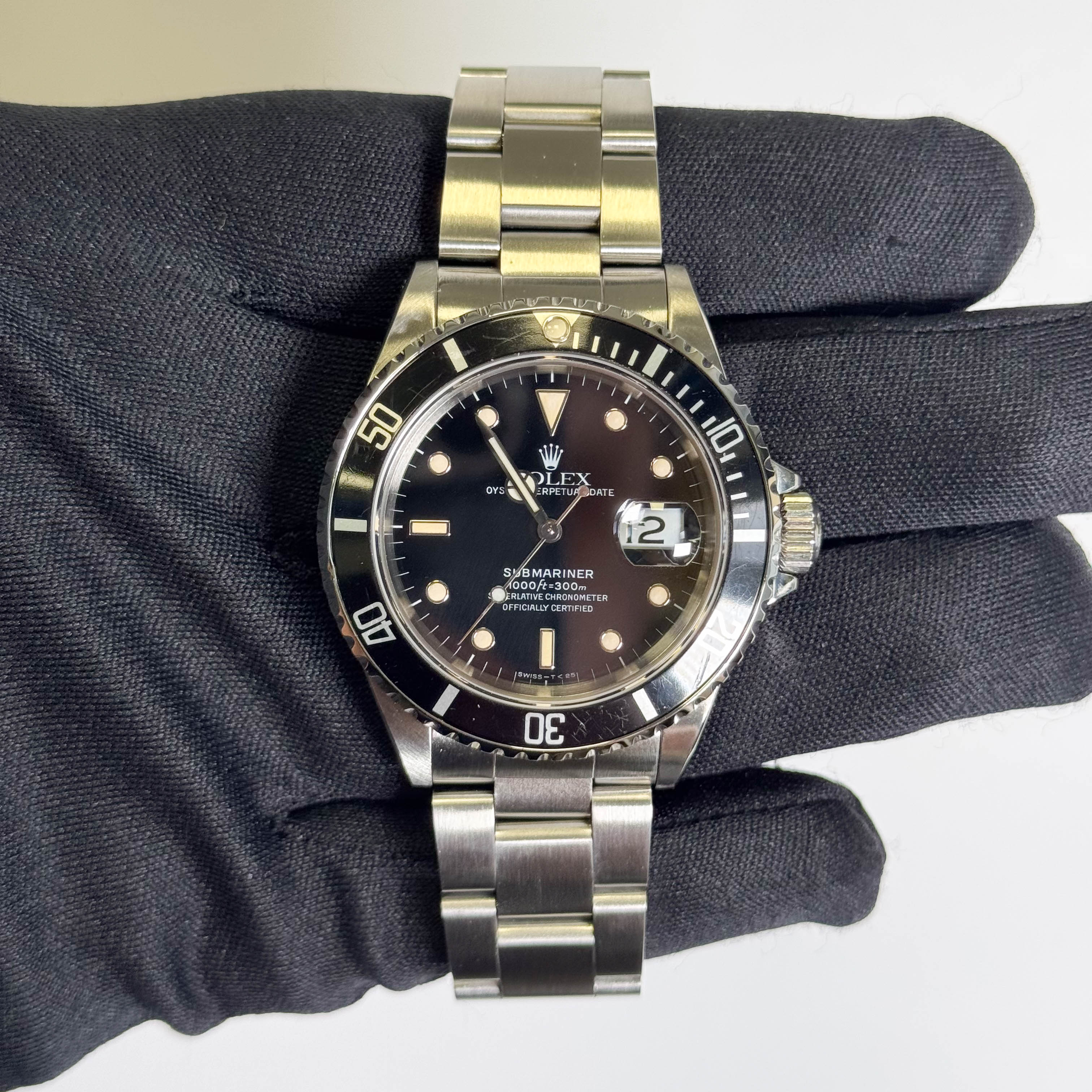 Rolex Submariner 40mm Black Dial Watch Ref# 16610 - Image 2