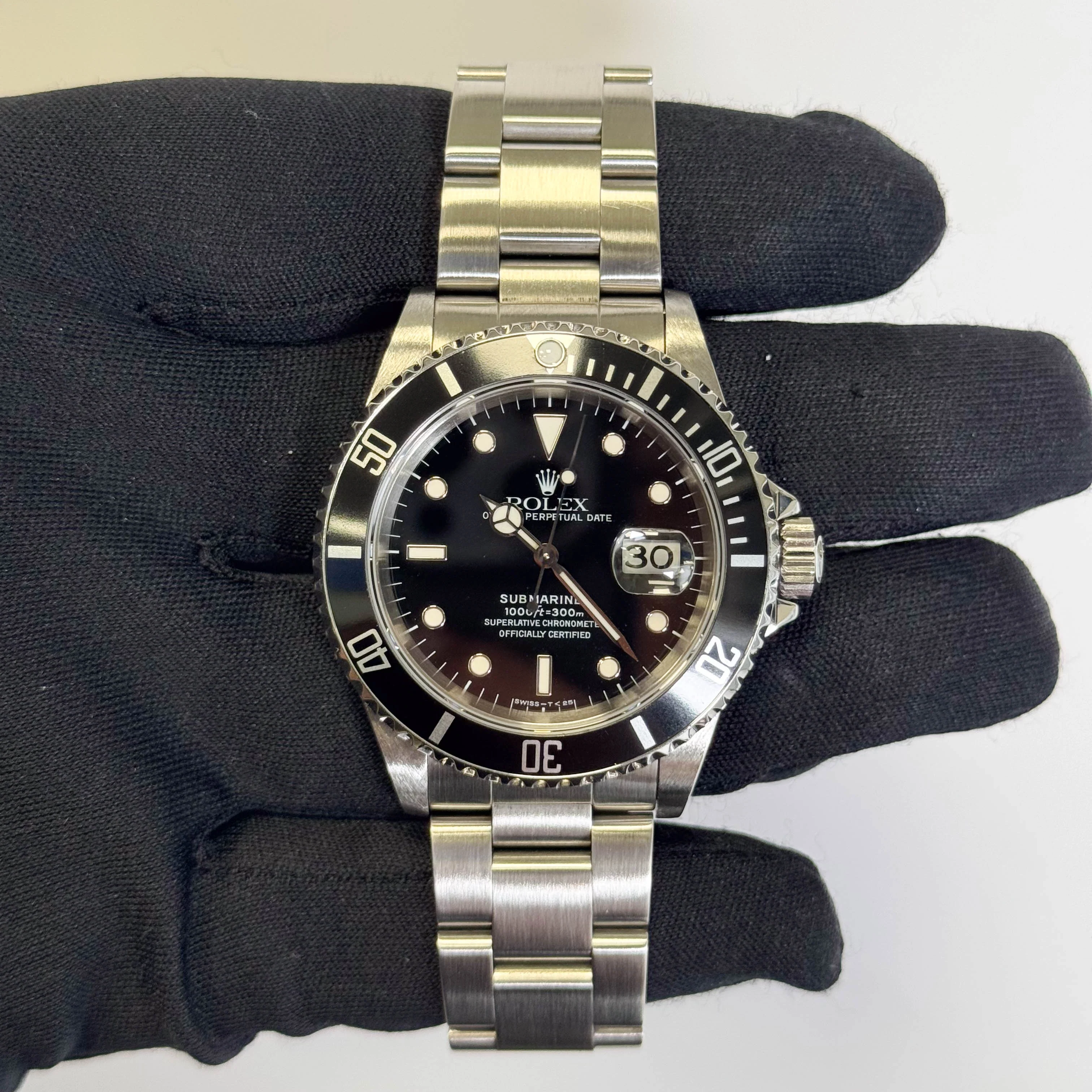 Rolex Submariner 40mm Black Dial Watch Ref# 16610 - Image 2