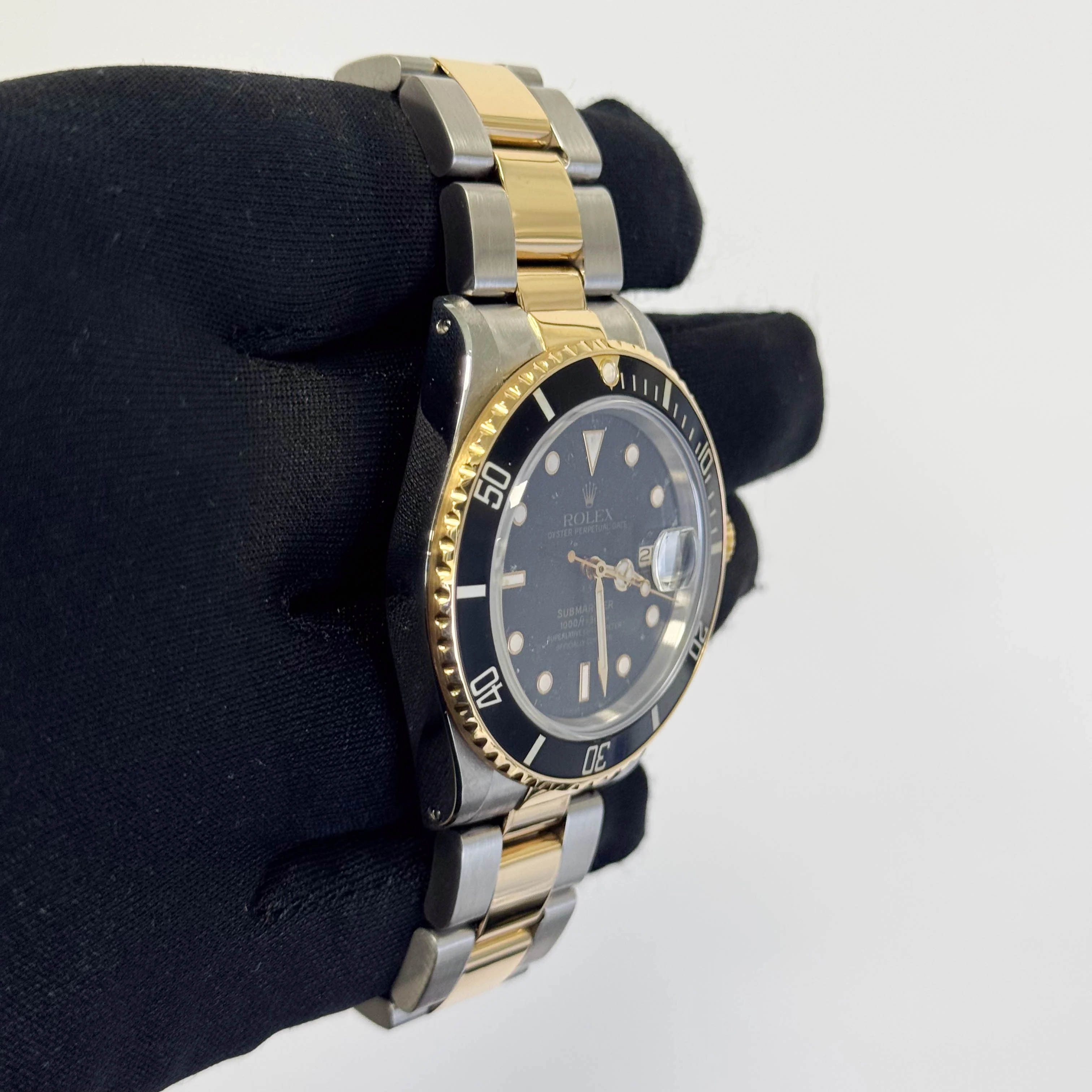 Rolex Submariner 40mm Black Dial Watch Ref# 16613 - Image 3