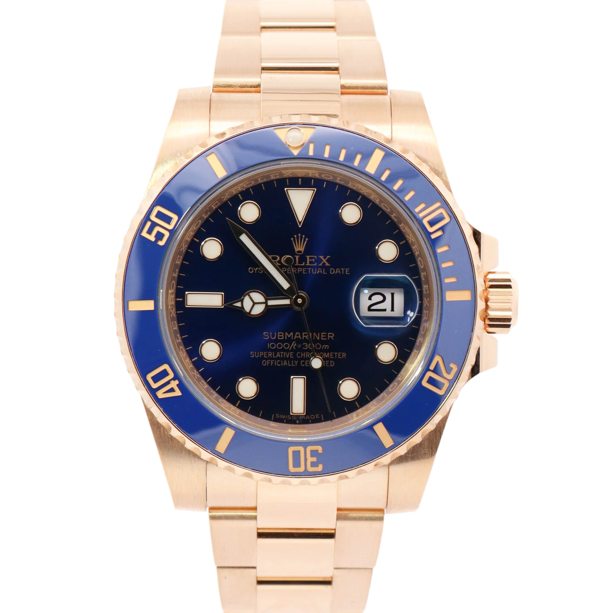 Rolex Submariner 40mm Blue Dial Watch Ref# 116618LN - Image 5