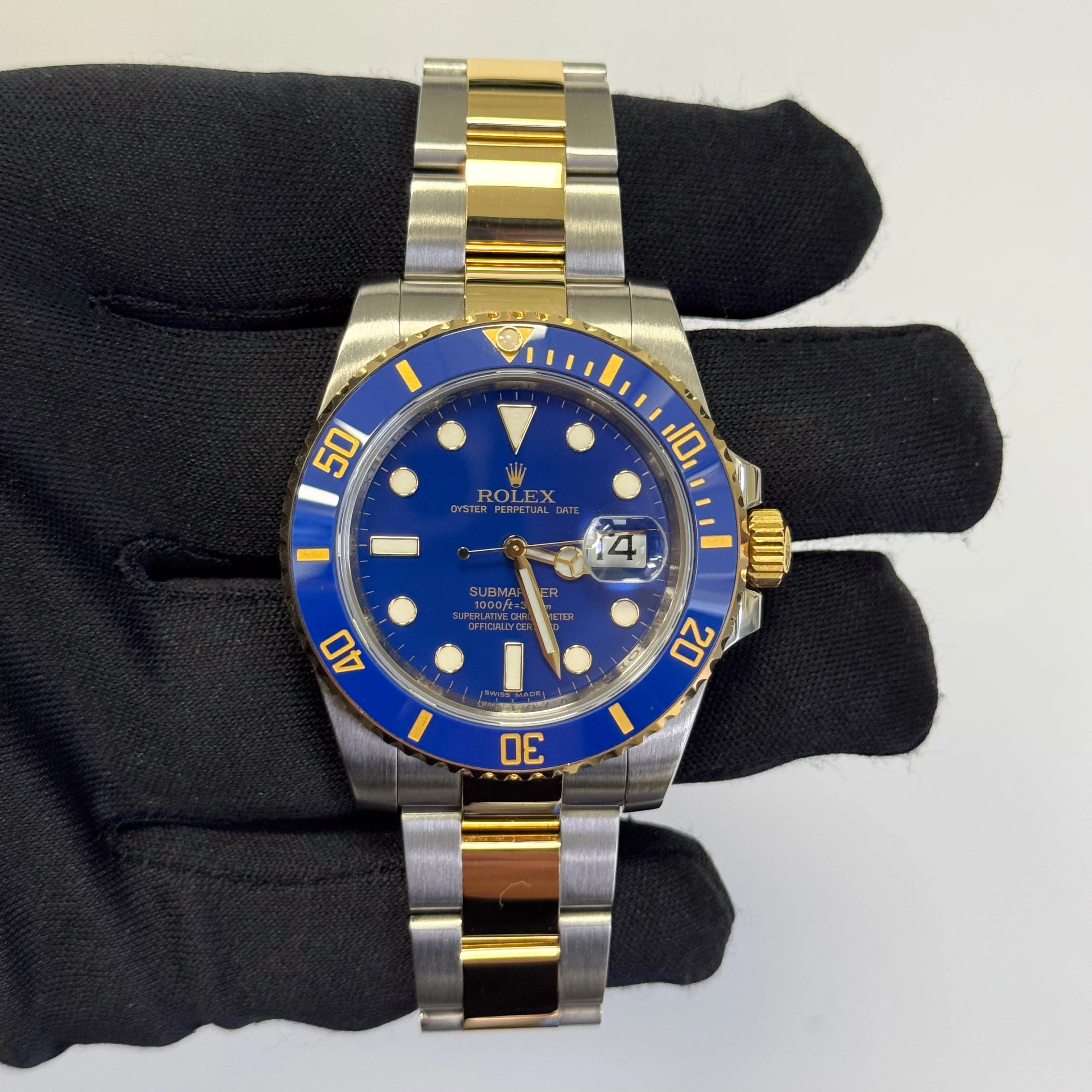 Rolex Submariner 40mm Blue Dial Watch Ref# 116613LB - Image 2