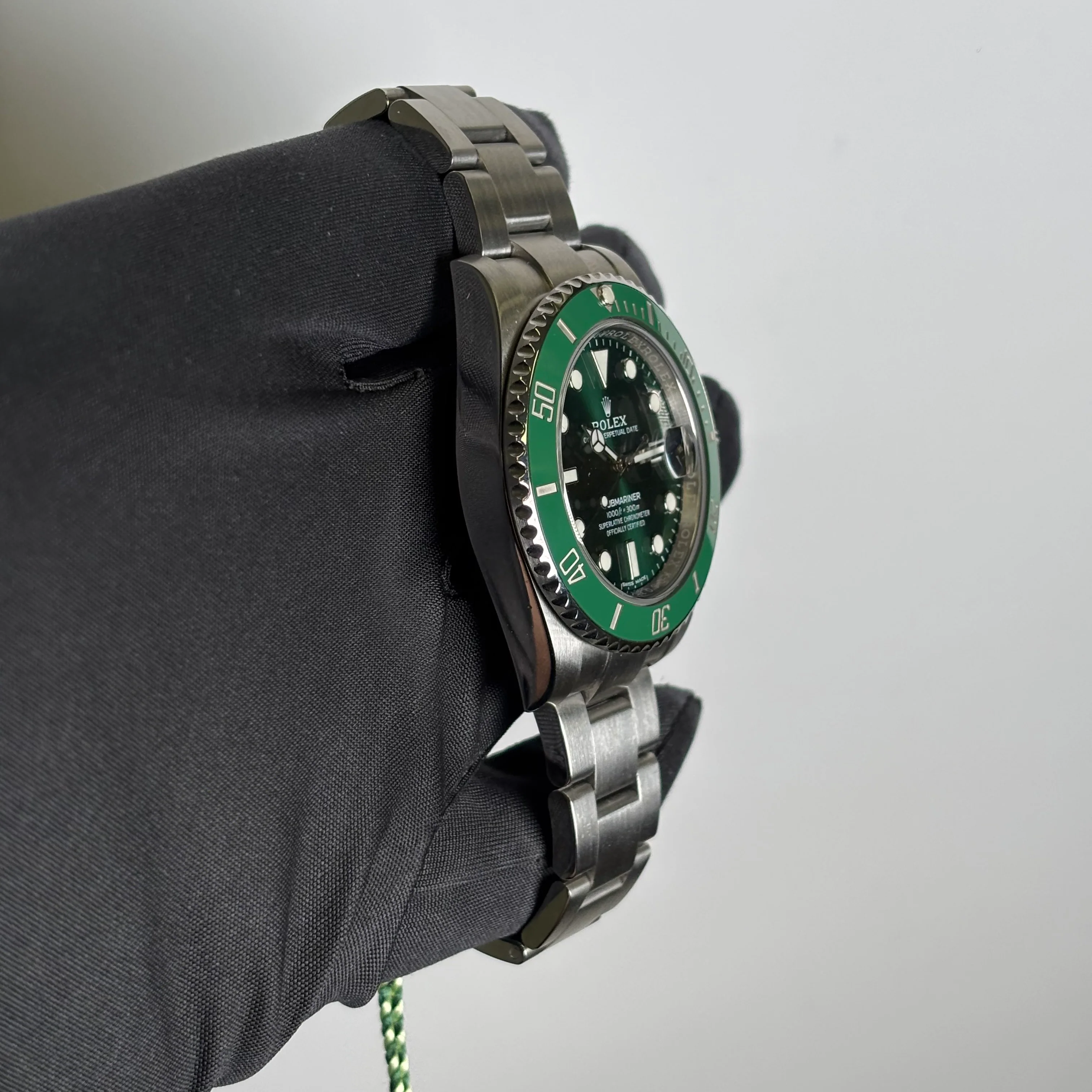 Rolex Submariner 40mm Green Dial Watch Ref# 116610LV - Image 3