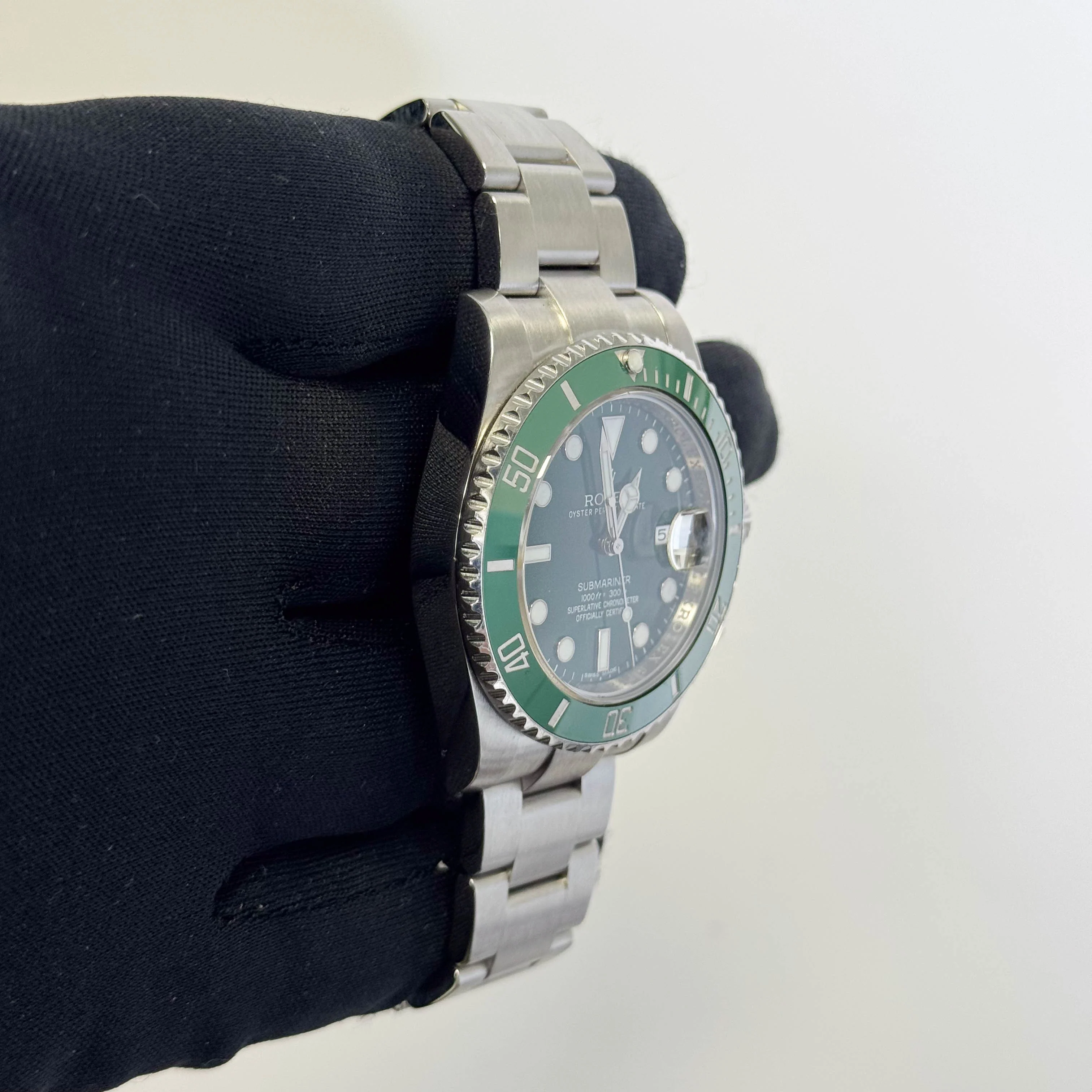 Rolex Submariner 40mm Green Dial Watch Ref# 116610LV - Image 3