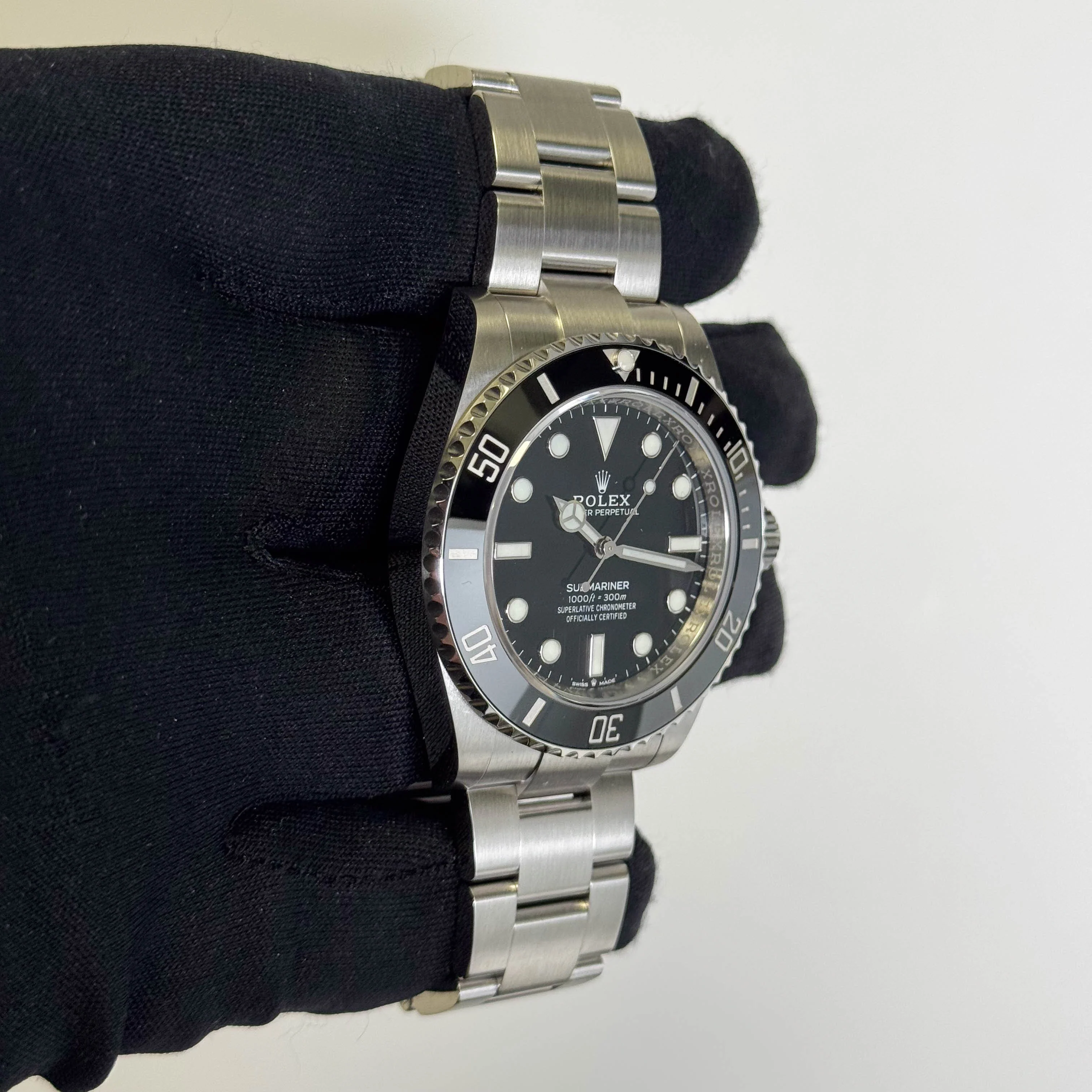 Rolex Submariner 41mm Black Dial Watch Ref# 124060 - Image 3