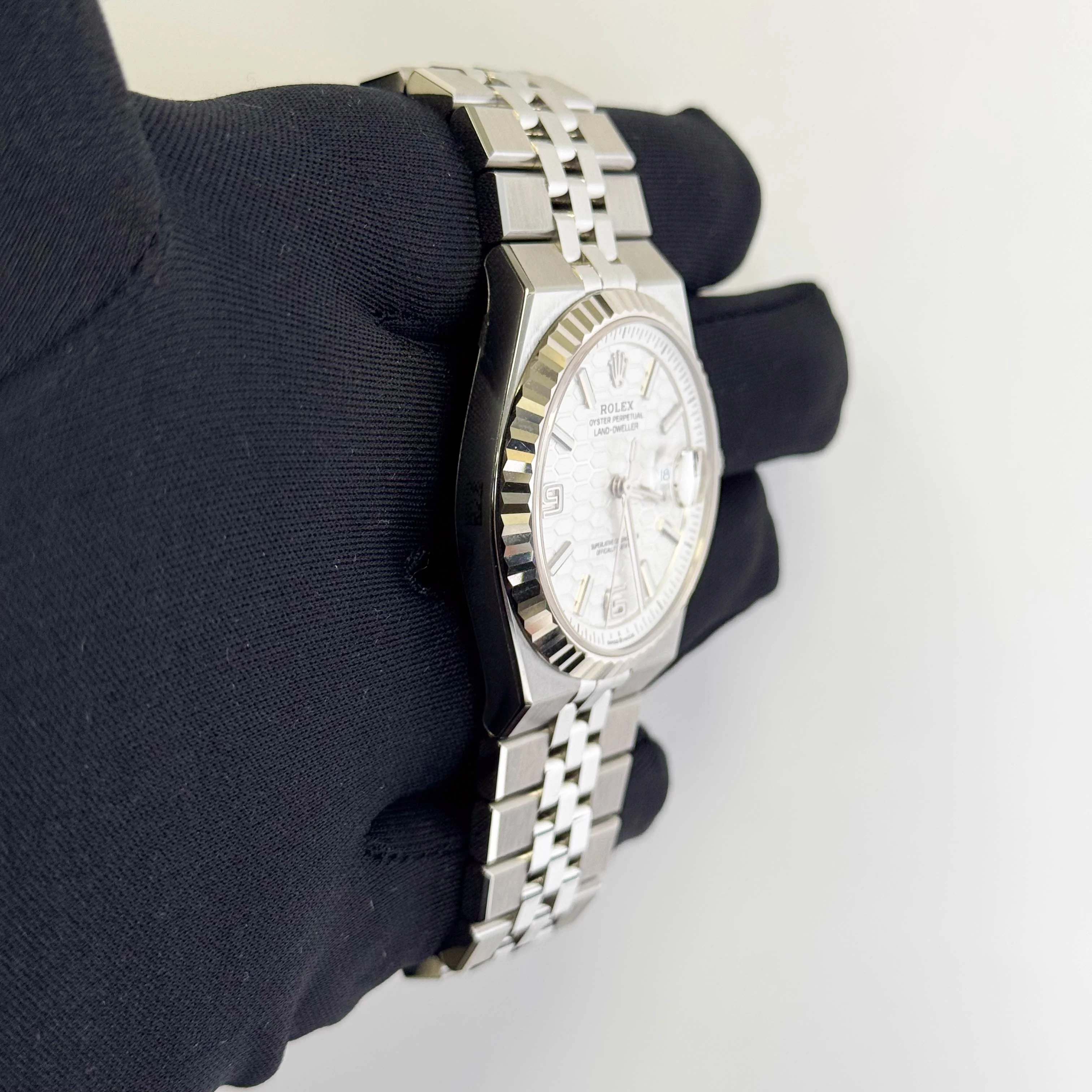 Rolex Land-Dweller 40mm White Dial Watch Ref # 127334 - Image 3
