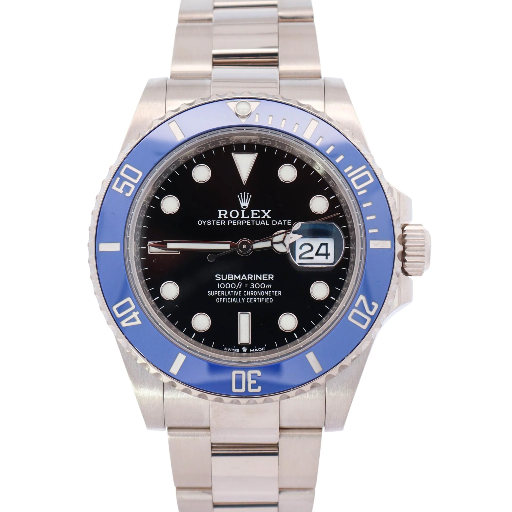 Rolex Submariner 41mm Black Dial Watch Ref# 126619LB
