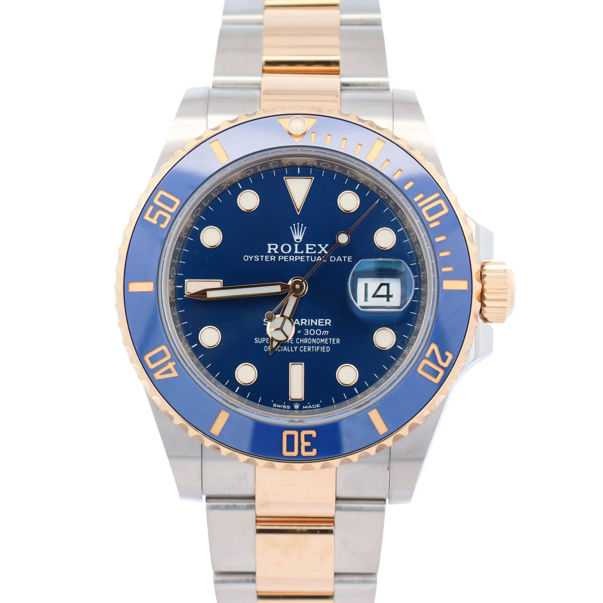 Rolex Submariner 41mm Blue Dial Watch Ref# 126613LB
