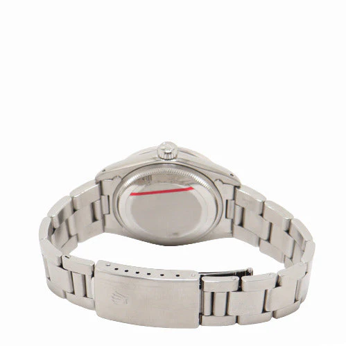 Rolex Date Stainless Steel 34mm Custom White MOP Diamond Dial Watch Reference# 1501 - Image 4