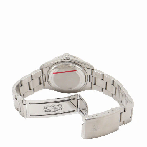 Rolex Date Stainless Steel 34mm Custom White MOP Diamond Dial Watch Reference# 1501 - Image 5