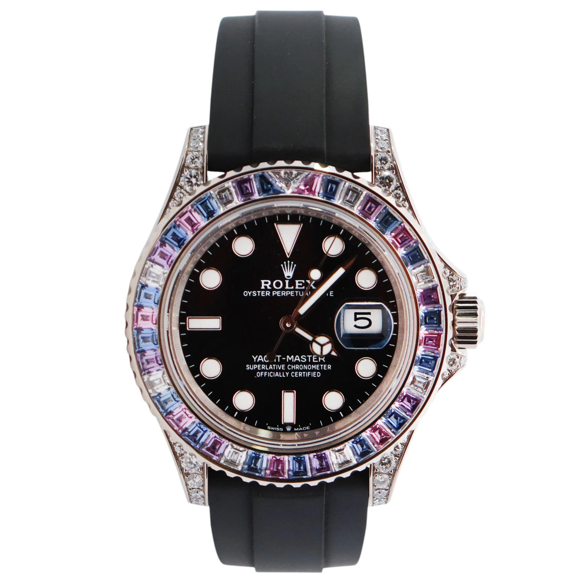Rolex Yacht-Master 40mm Black Dial Watch Ref# 126679SABR - Image 2