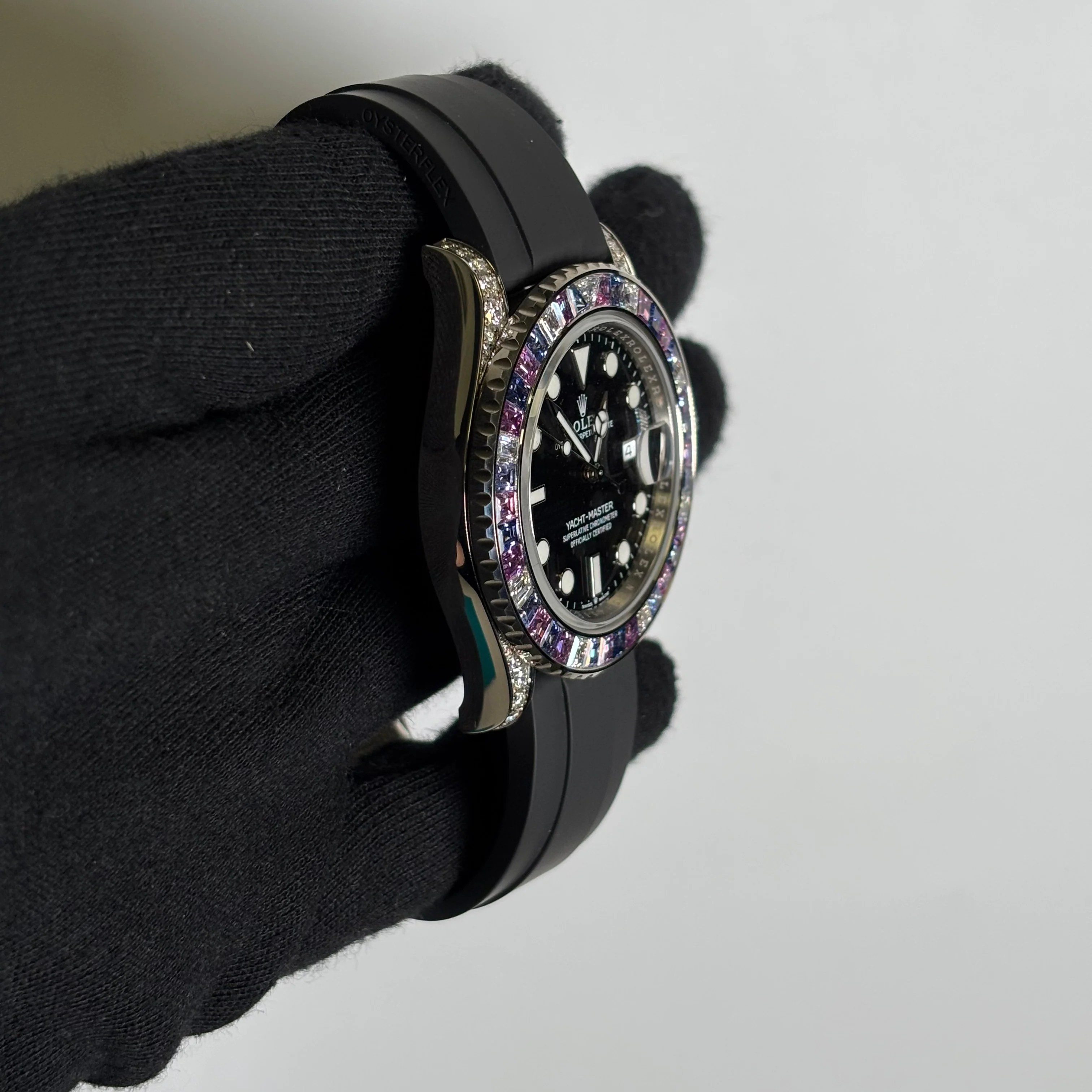 Rolex Yacht-Master 40mm Black Dial Watch Ref# 126679SABR - Image 4