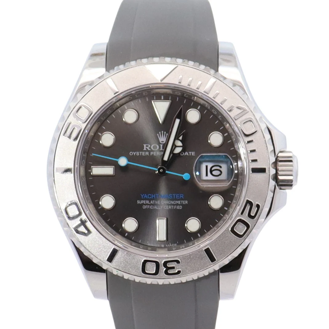 Rolex Yacht-Master 40mm Rhodium Dial Watch Ref# 126622