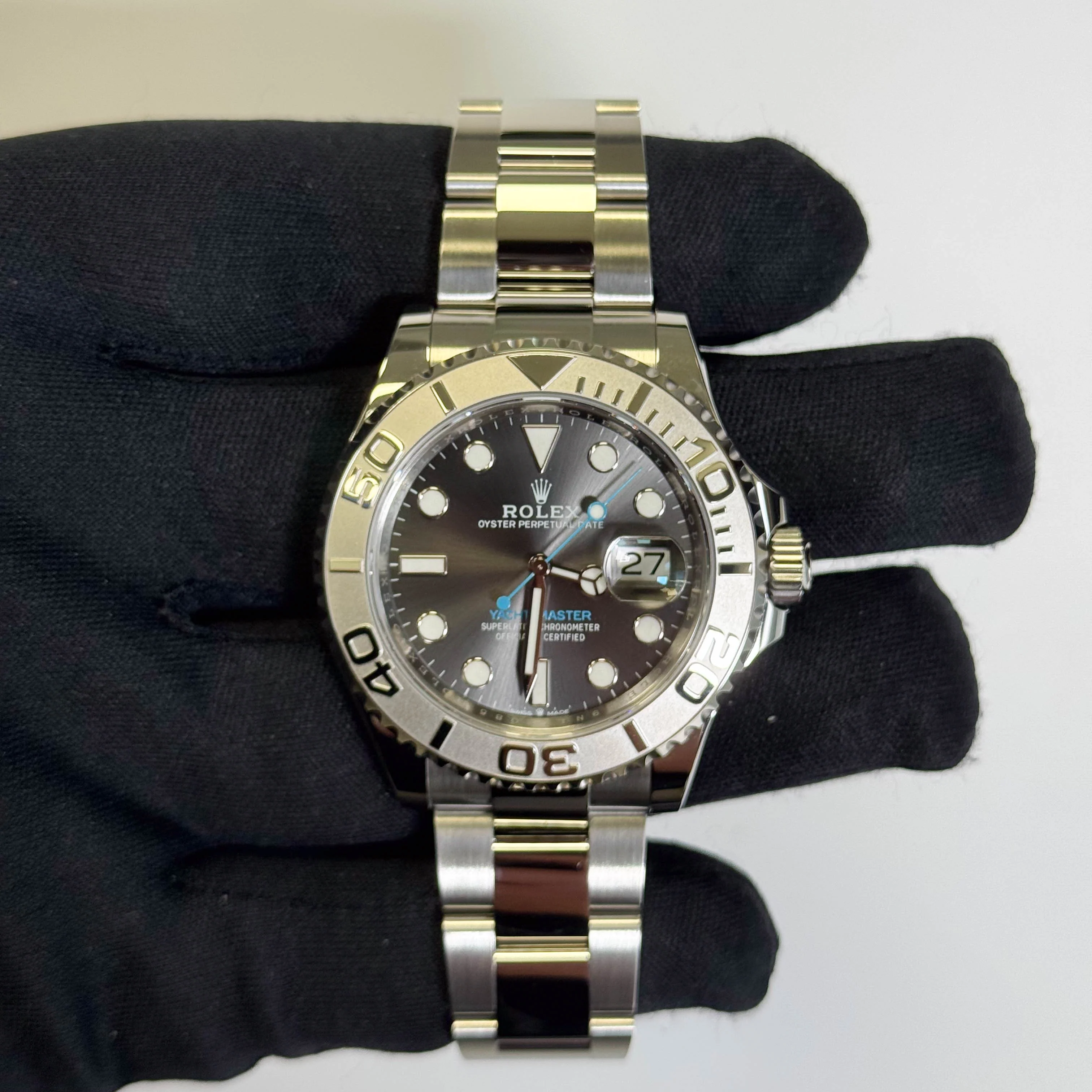 Rolex Yacht-Master 40mm Rhodium Dial Watch Ref# 126622 - Image 2
