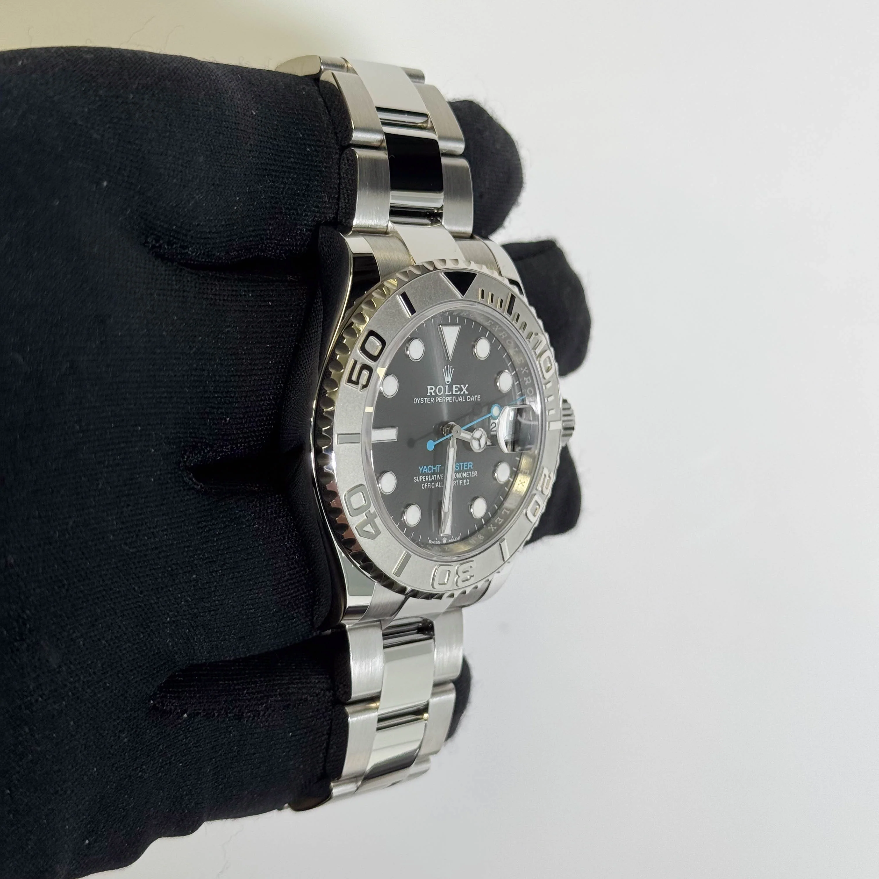 Rolex Yacht-Master 40mm Rhodium Dial Watch Ref# 126622 - Image 3