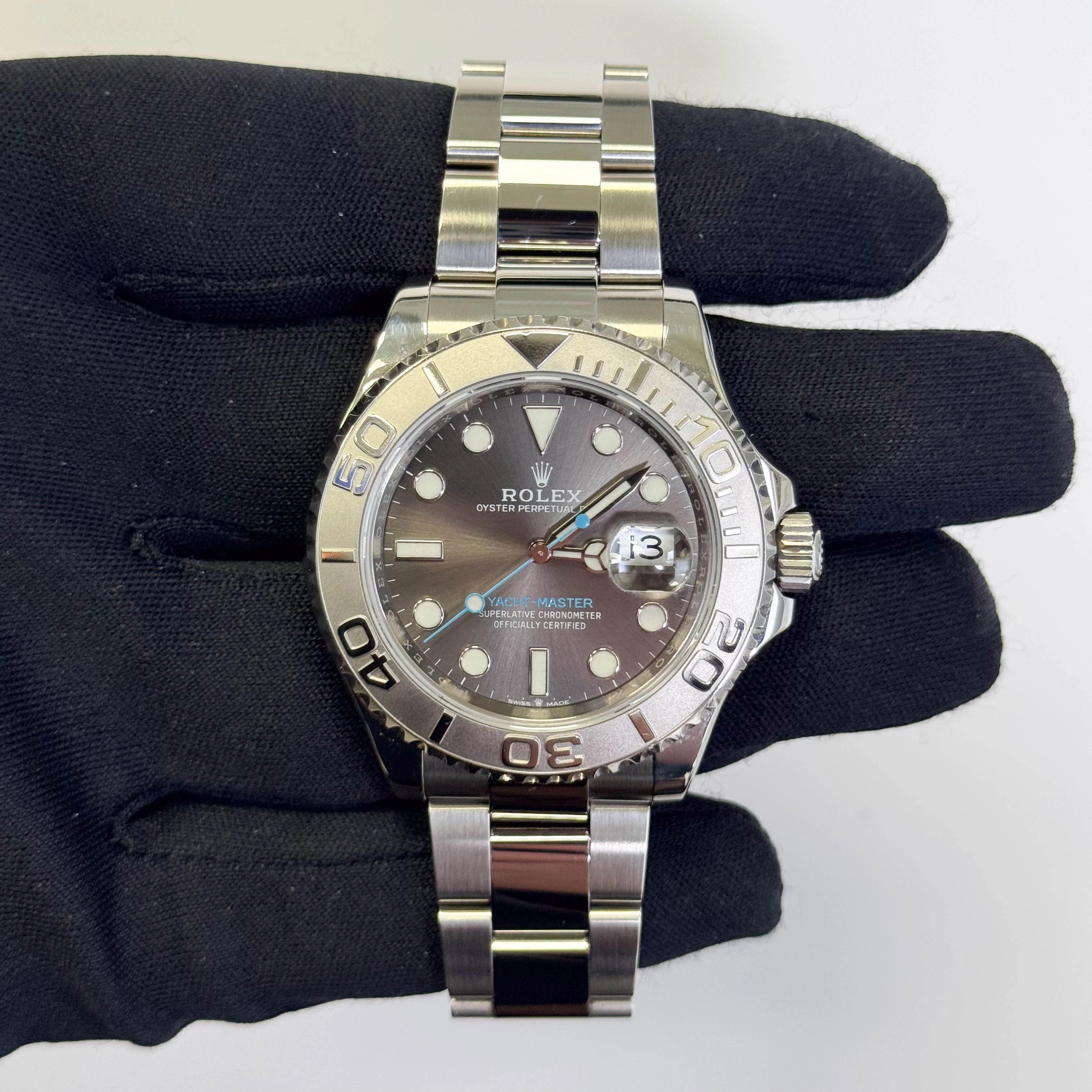 Rolex Yacht-Master 40mm Rhodium Dial Watch Ref# 126622 - Image 2