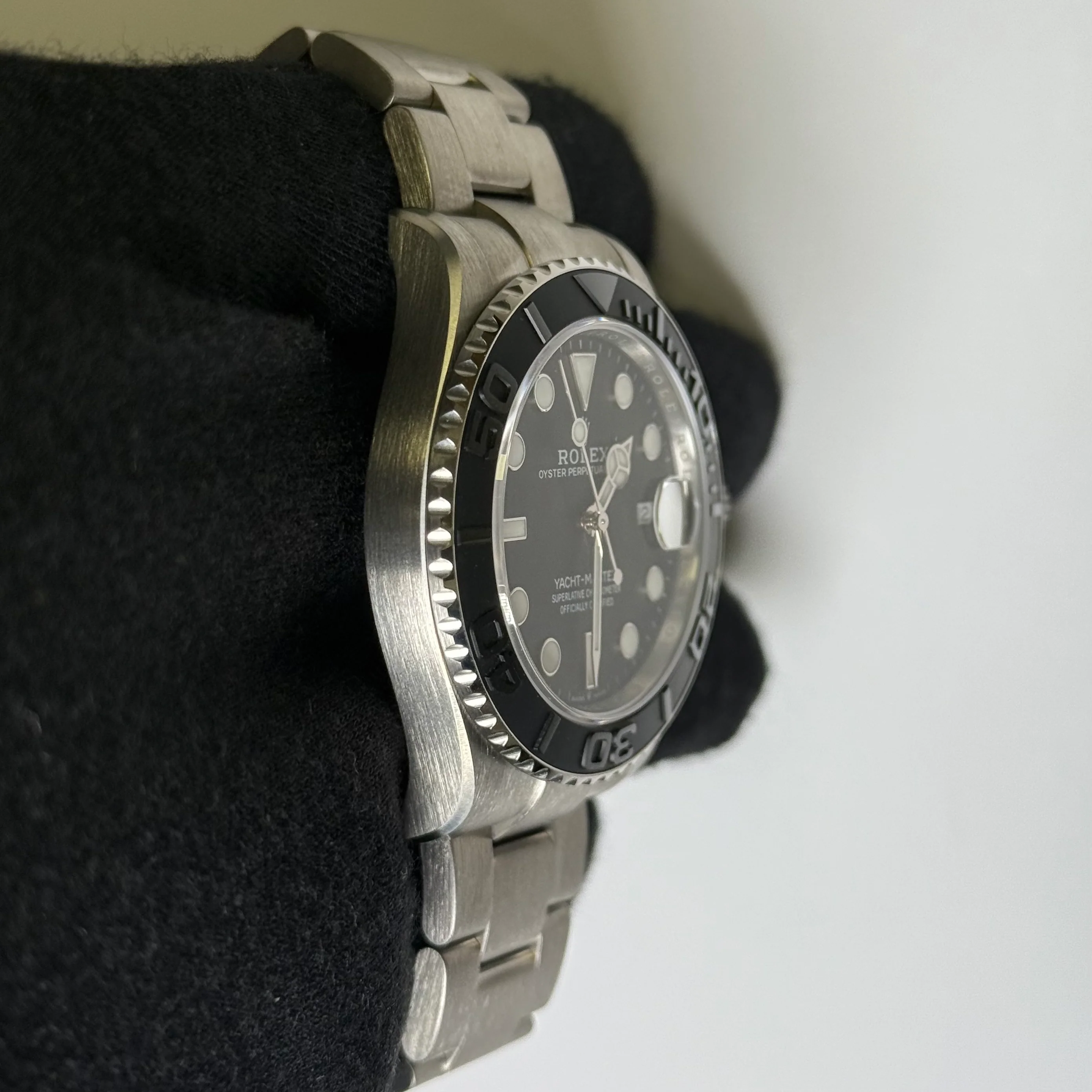 Rolex Yacht-Master 42mm Black Dial Watch Ref# 226627 - Image 3