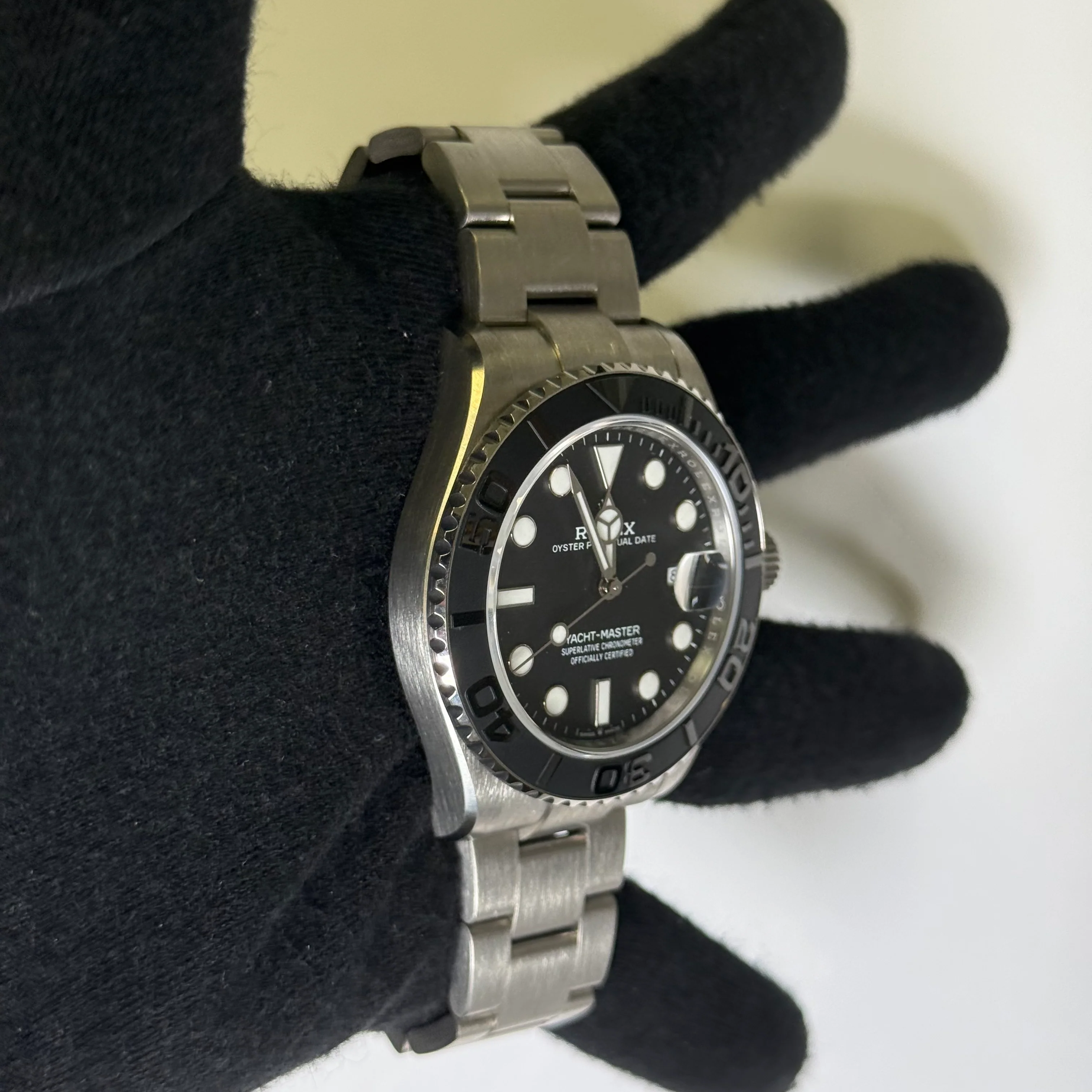 Rolex Yacht-Master 42mm Black Dial Watch Ref# 226627 - Image 3