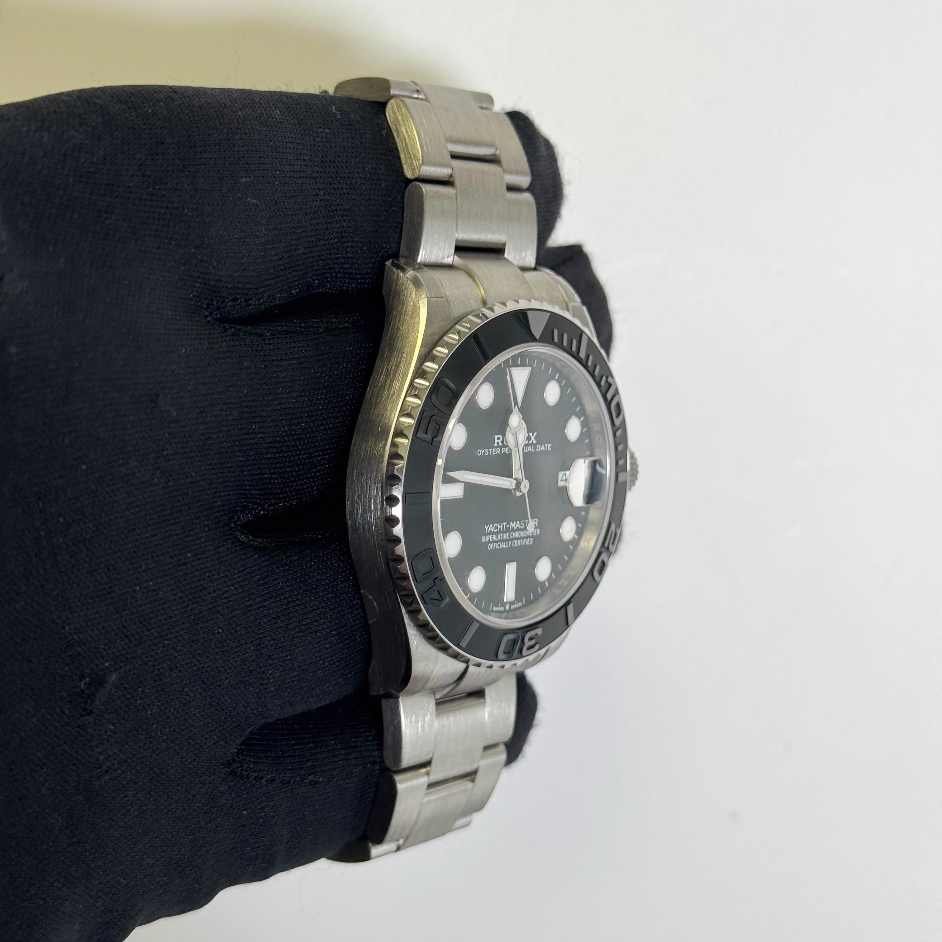 Rolex Yacht-Master 42mm Black Dial Watch Ref# 226627 - Image 3