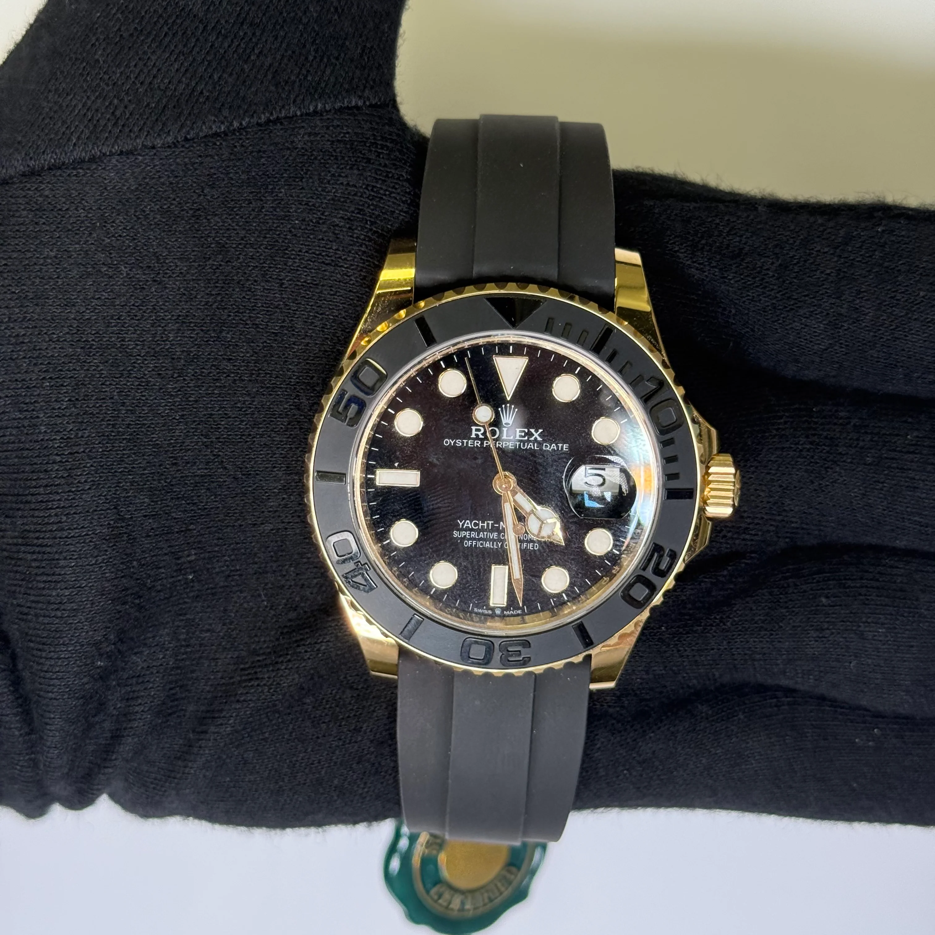 Rolex Yacht-Master 42mm Black Dial Watch Ref# 226658 - Image 2