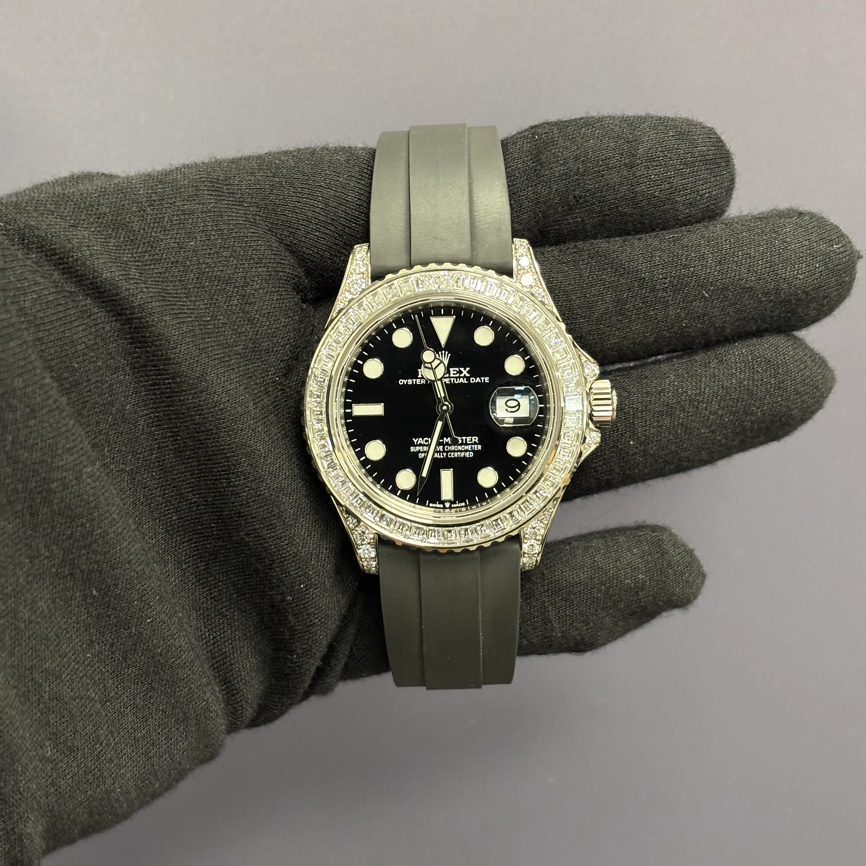 Rolex Yacht-Master 42mm Black Dial Watch Ref# 226679TBR - Image 2
