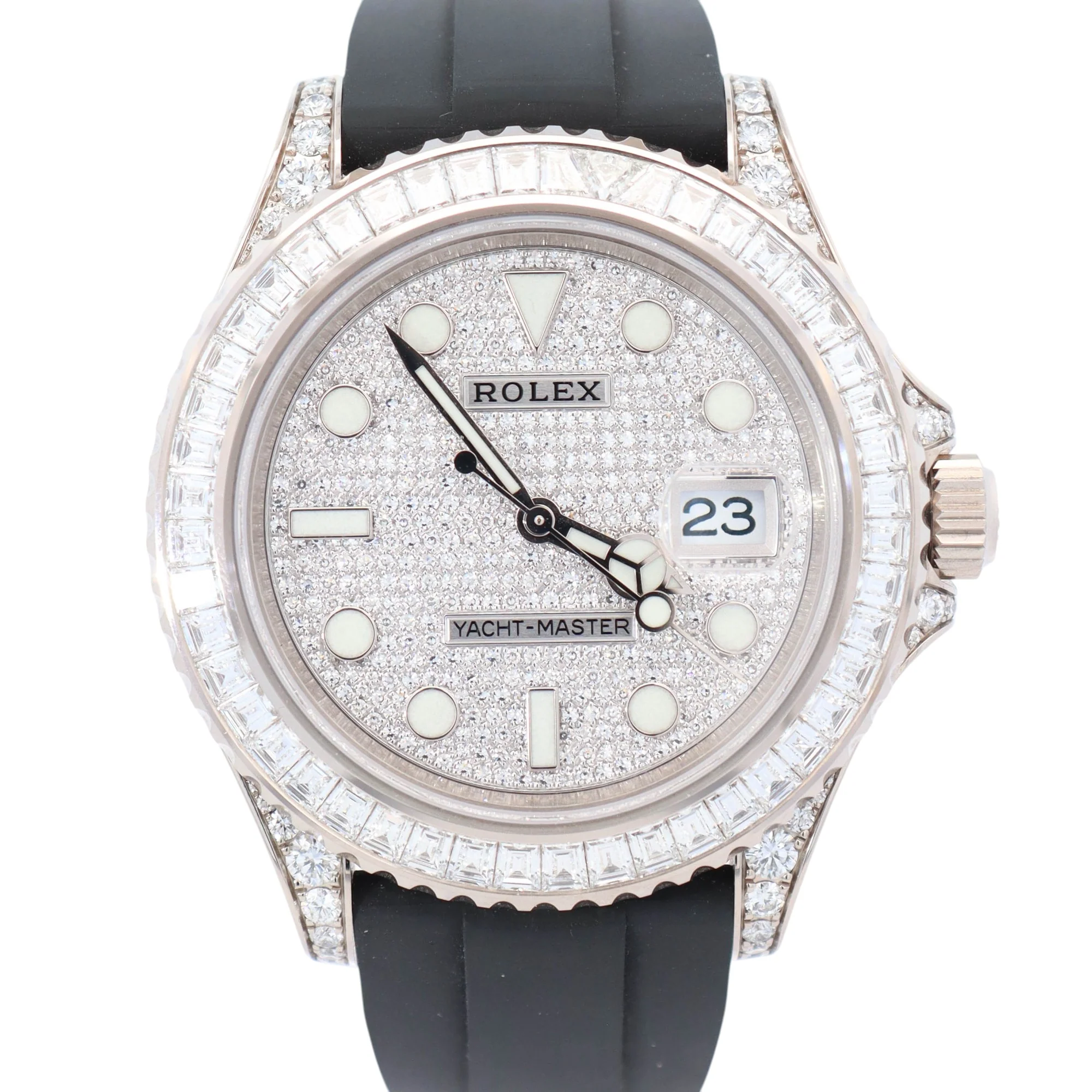 Rolex Yacht-Master 42mm Pave Dial Watch Ref# 226679TBR