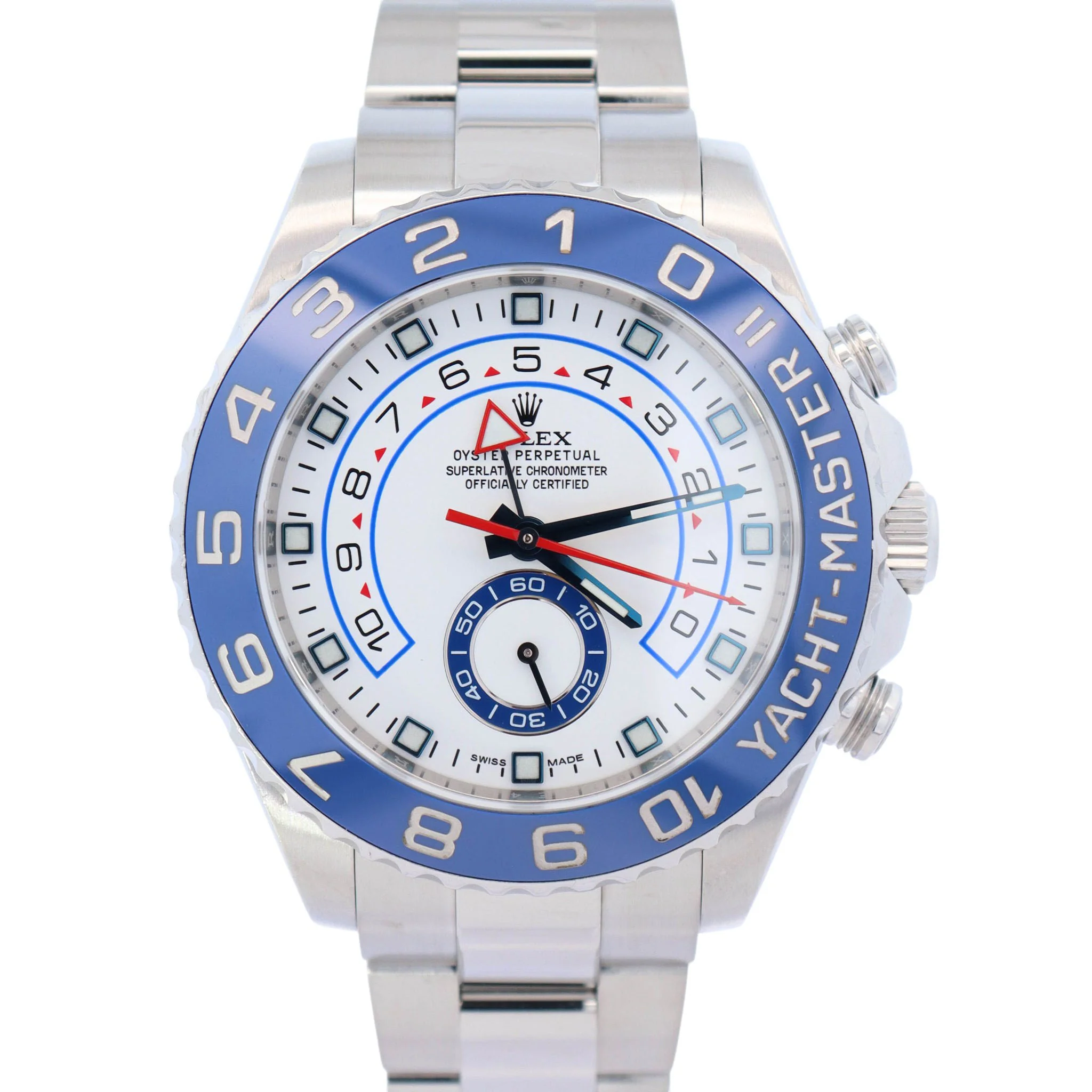 Rolex Yacht-Master II 44mm White Dial Watch Ref# 116680