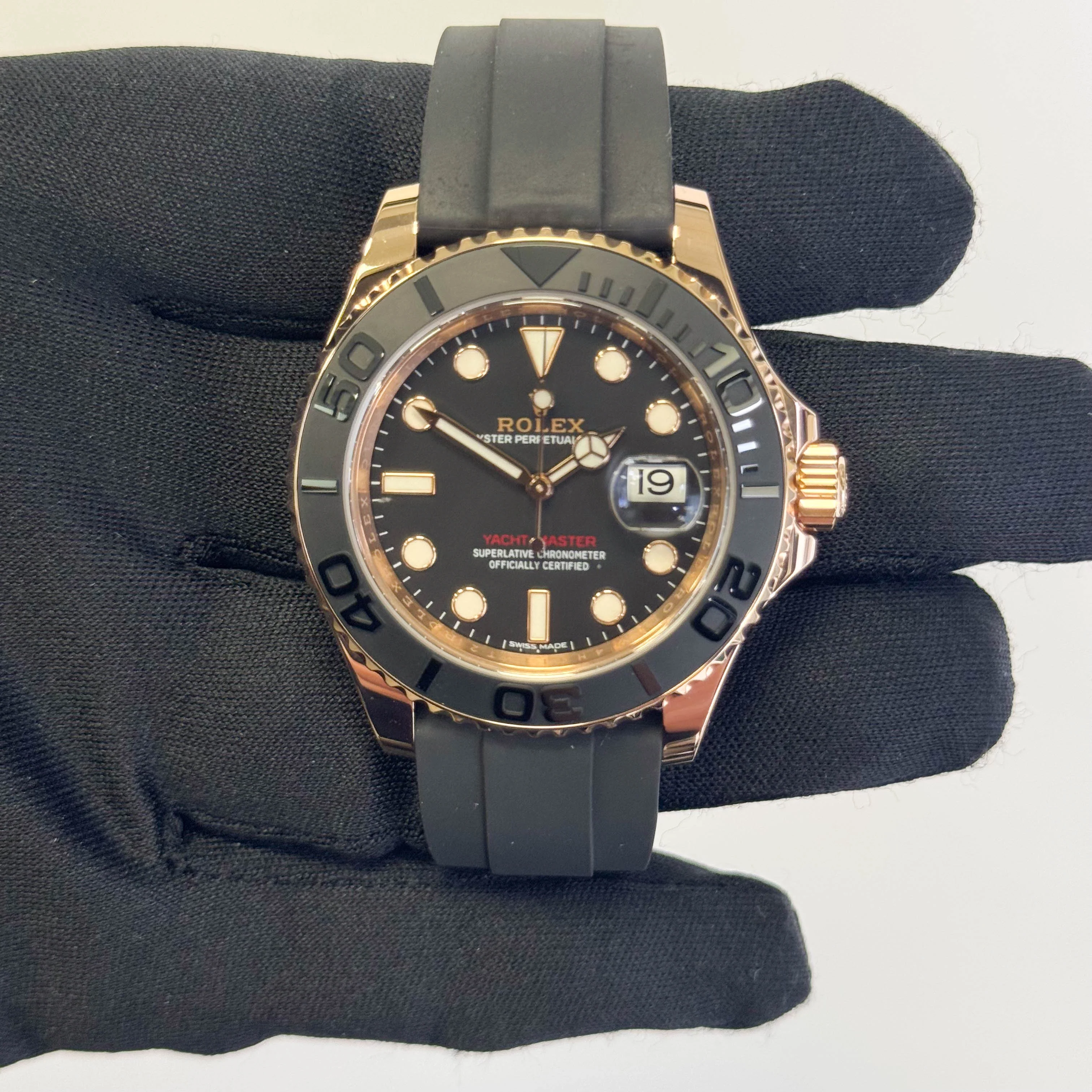 Rolex Yacht-Master40mm Black Dial Watch Ref# 116655 - Image 2