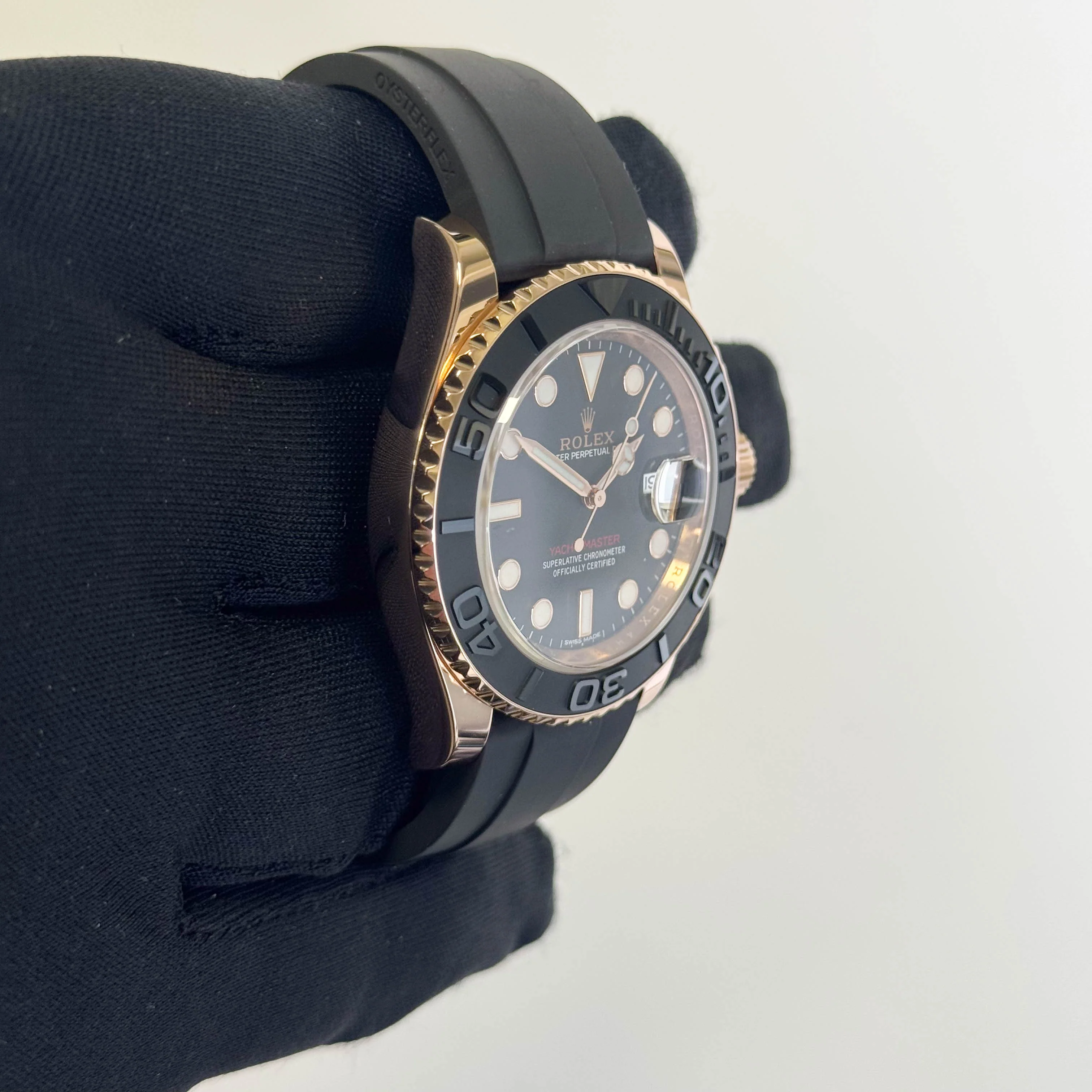 Rolex Yacht-Master40mm Black Dial Watch Ref# 116655 - Image 3