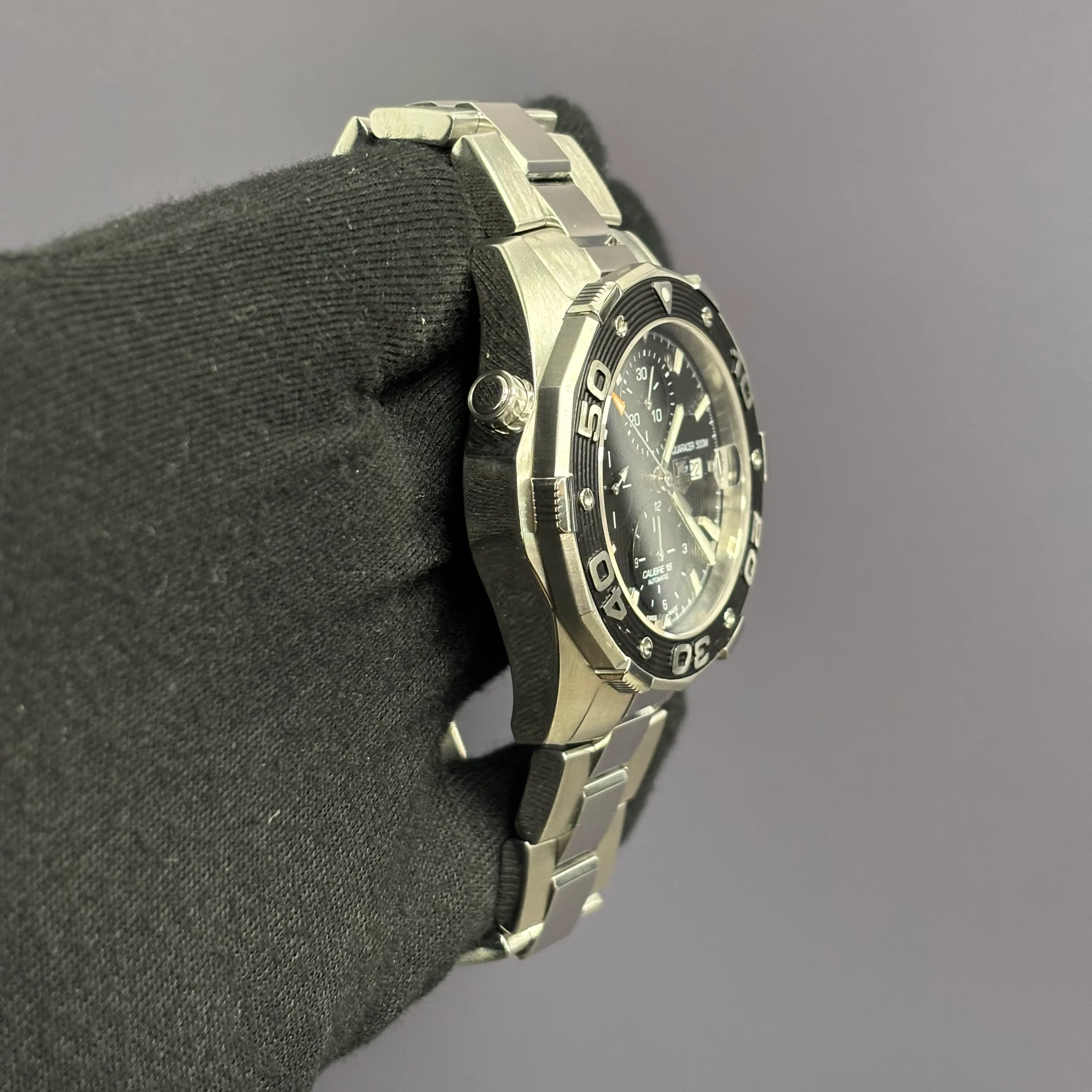Tag Heuer Aquaracer 44mm Black Dial Watch Ref# CAJ2110 - Image 3