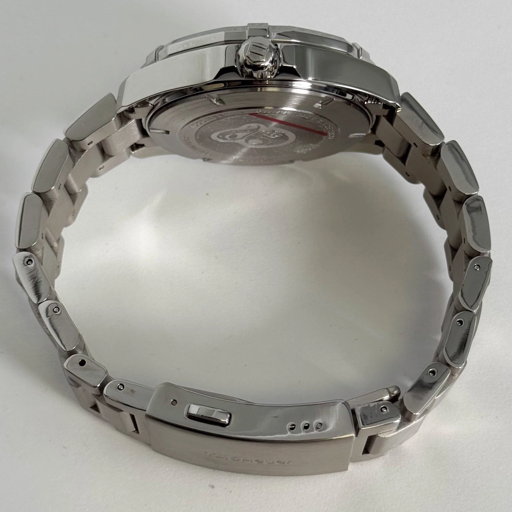 Tag Heuer Aquaracer 43mm White Dial Watch Ref# WAY2013.BA0927 - Image 5