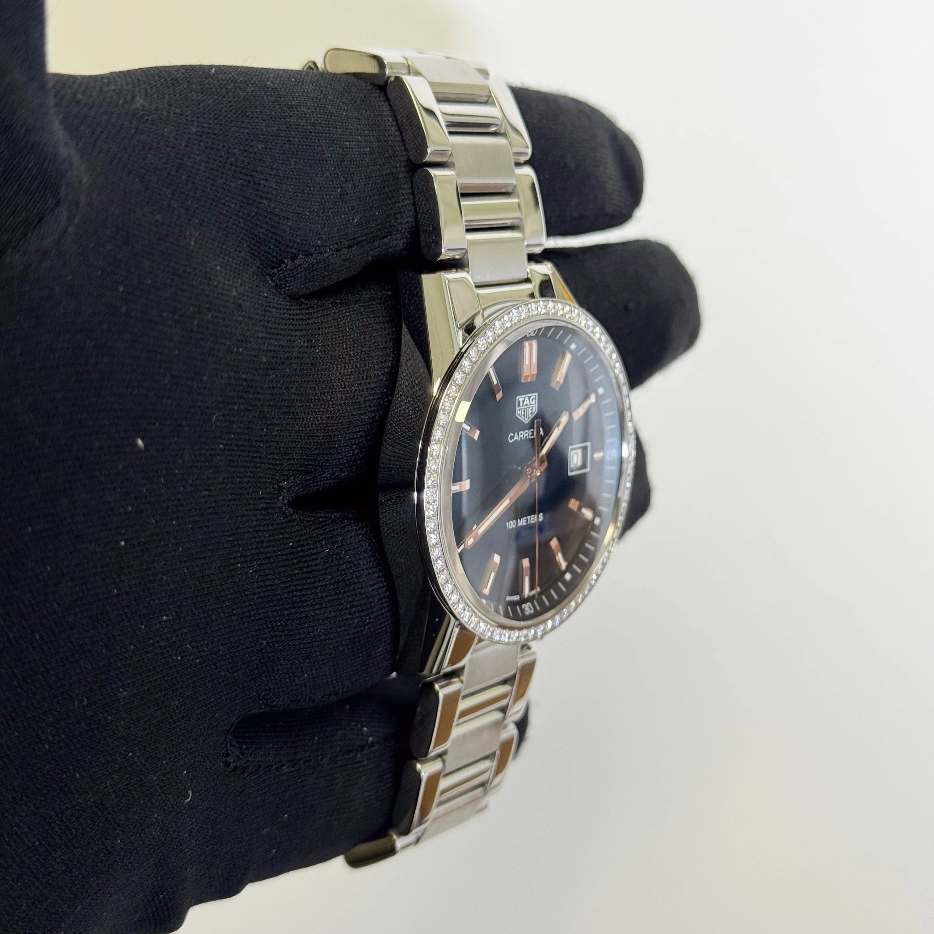 Tag Heuer Carrera 40mm Blue Dial Watch Ref# WAR114.BA0601 - Image 3