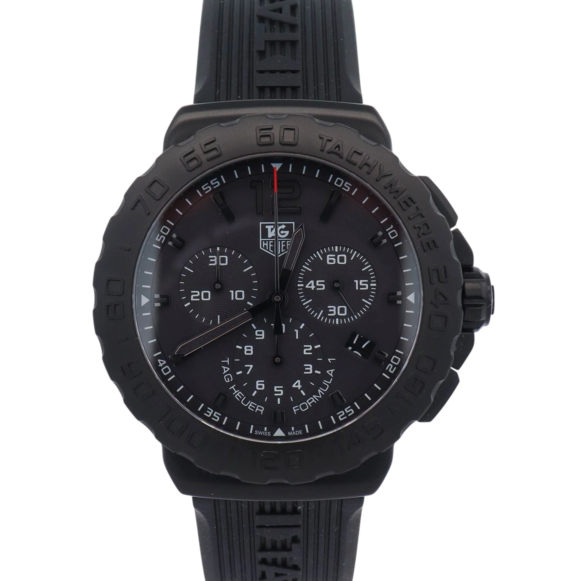 Tag Heuer Formula One 42mm Black Dial Watch Ref# CAU1114.FT6024