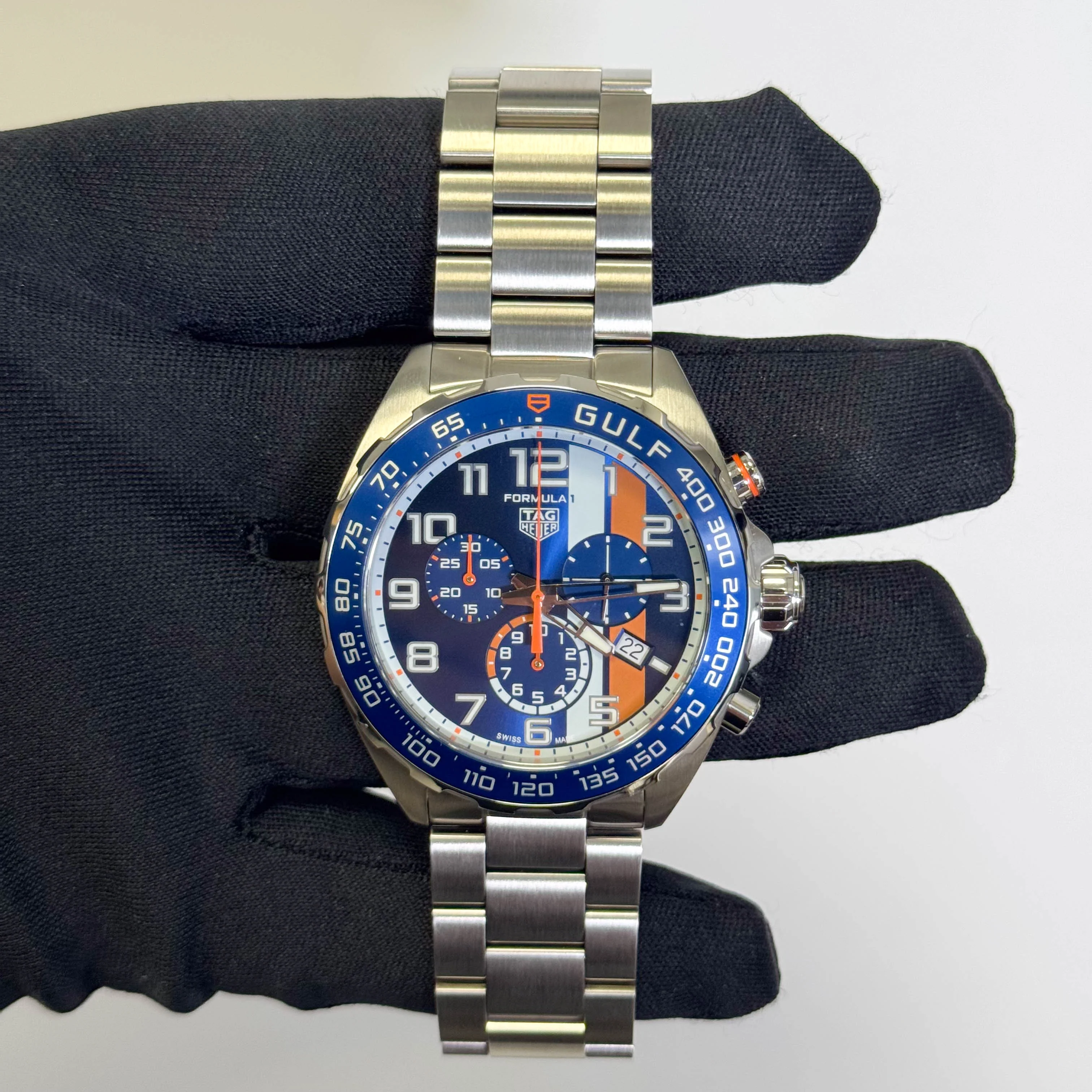 Tag Heuer Formula One X Gulf 43mm Blue Dial Watch Ref# CAZ101AT.BA0842 - Image 2