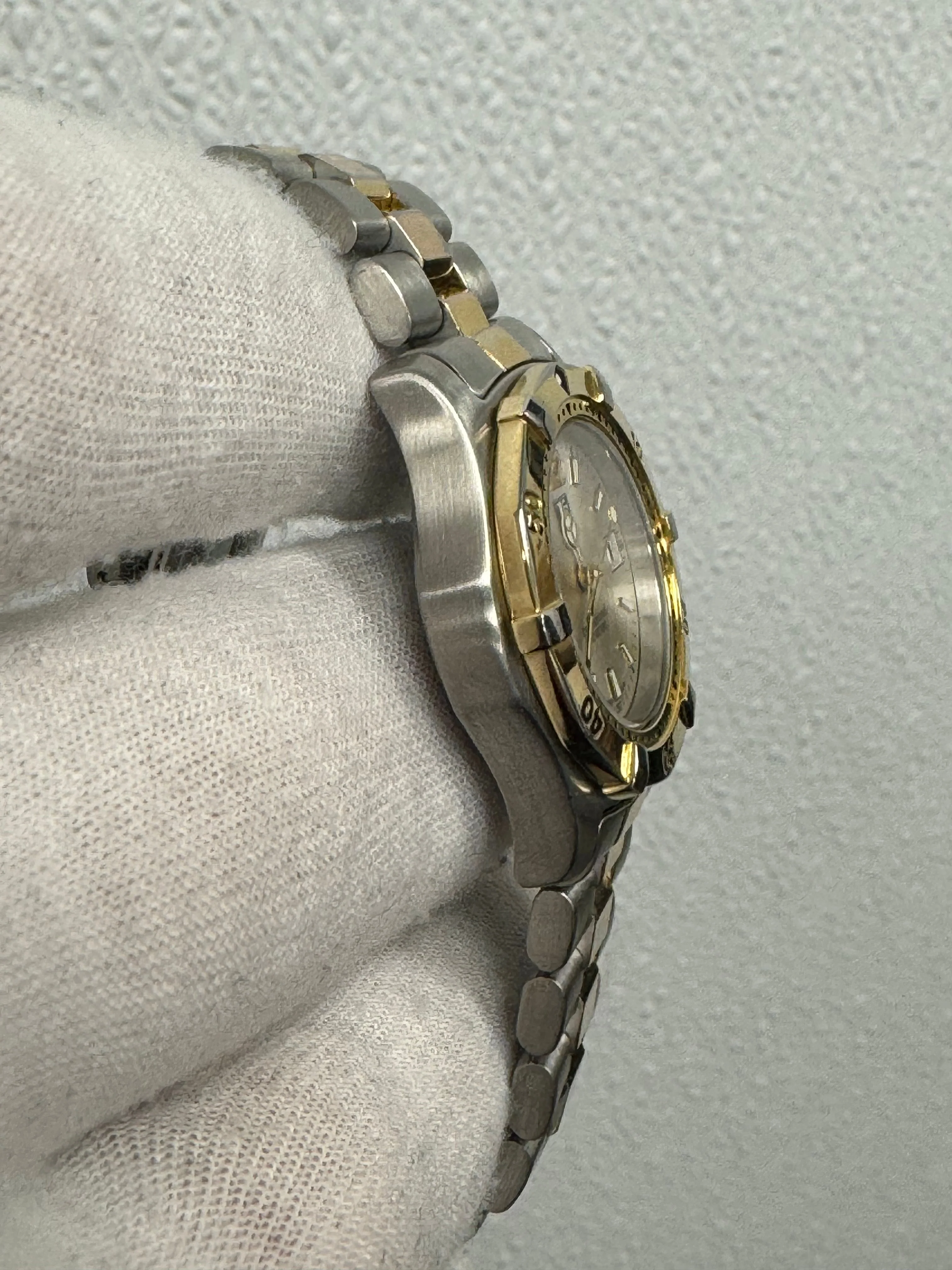 Tag Heuer Lady Professional Two Tone Stainless Steel Yellow Gold 27mm Silver Stick Dial Watch - Image 2