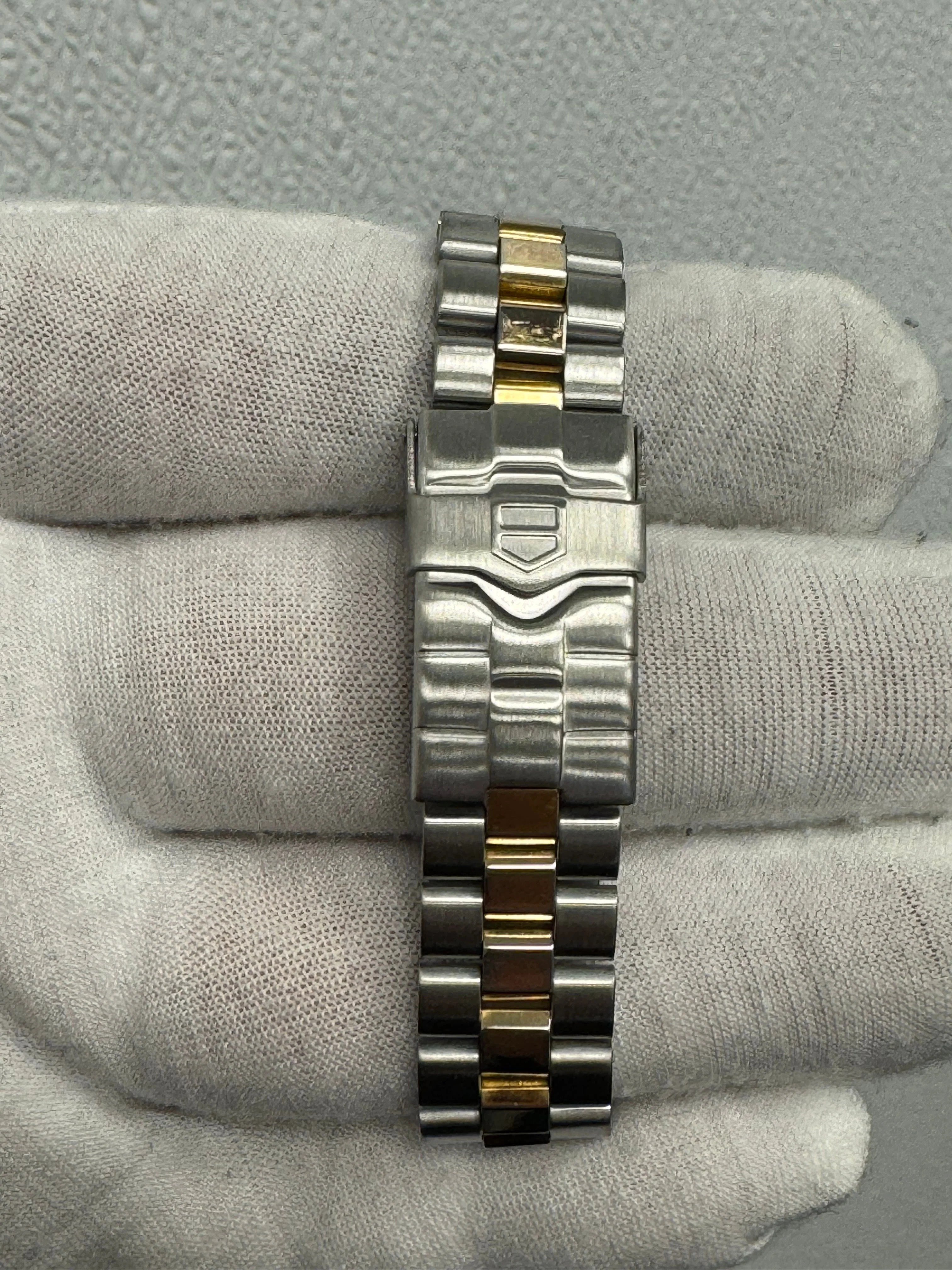 Tag Heuer Lady Professional Two Tone Stainless Steel Yellow Gold 27mm Silver Stick Dial Watch - Image 3