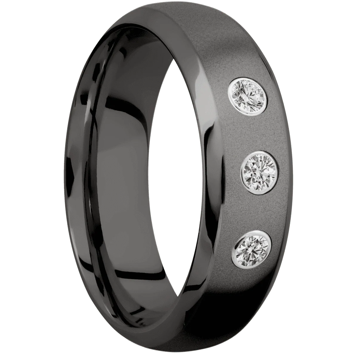 Tantalum Noir + Bead , Polish Finish