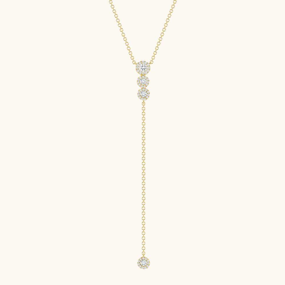 The Eloise Diamond Lariat Necklace