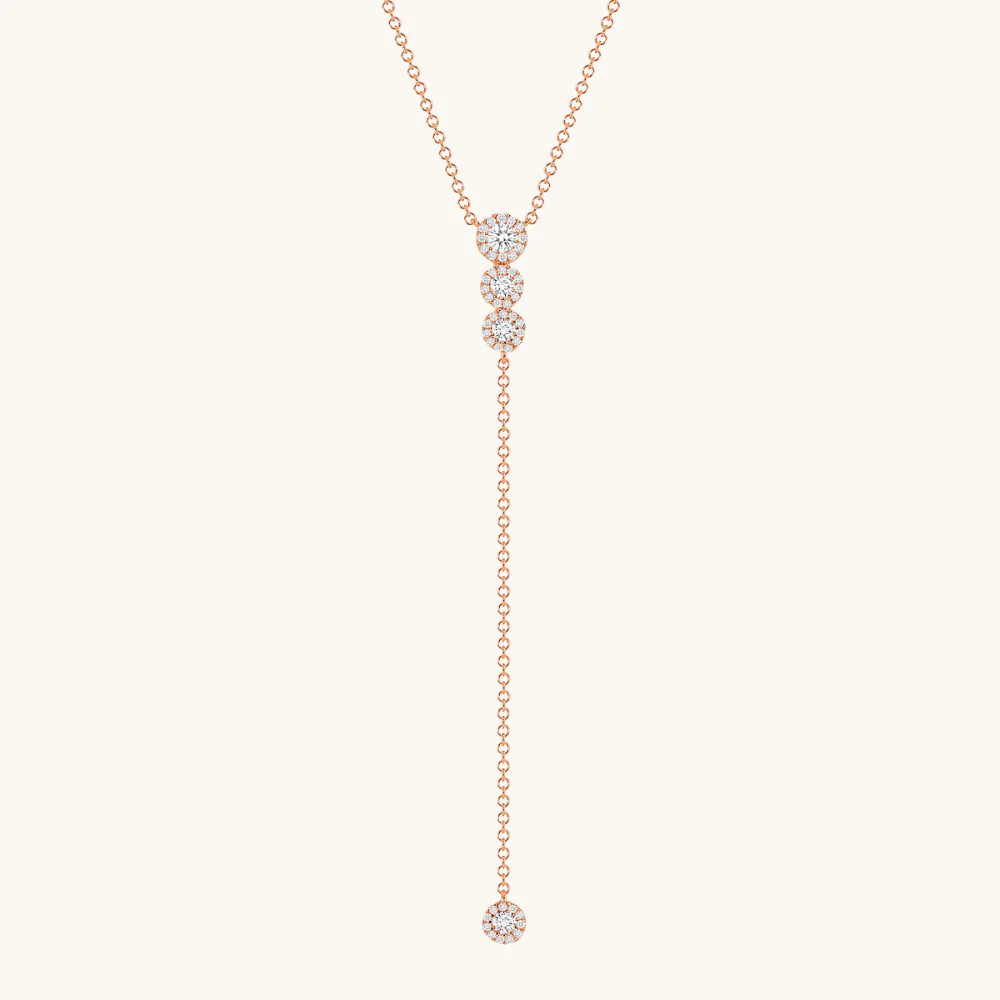 The Eloise Diamond Lariat Necklace - Image 4