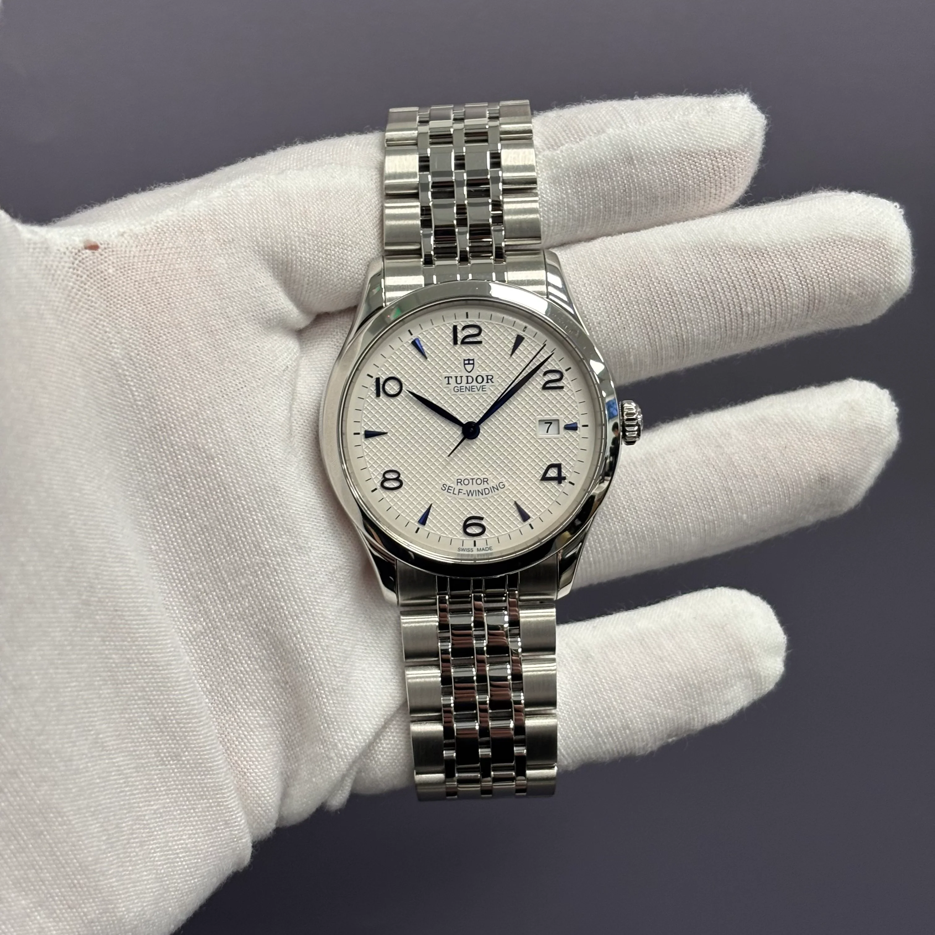 Tudor 1926 36mm White Dial Watch Ref# 91550 - Image 2